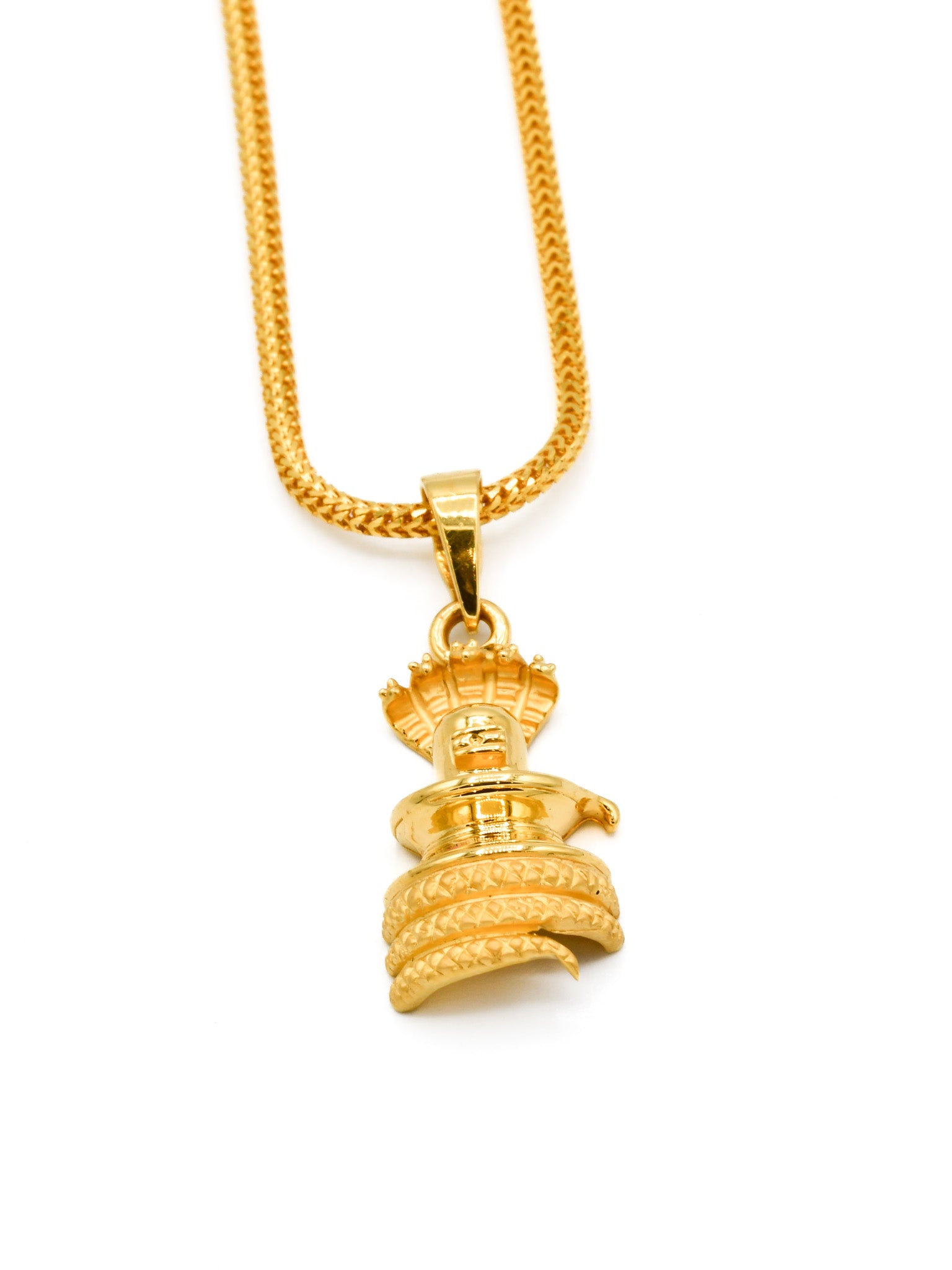 Shivling locket clearance gold