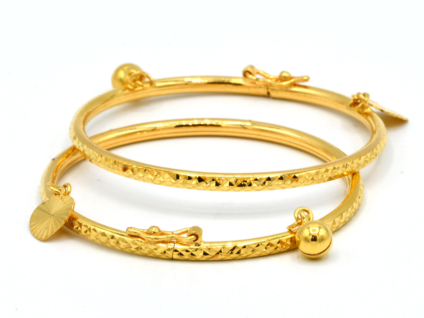 Gold bangles design on sale for baby girl