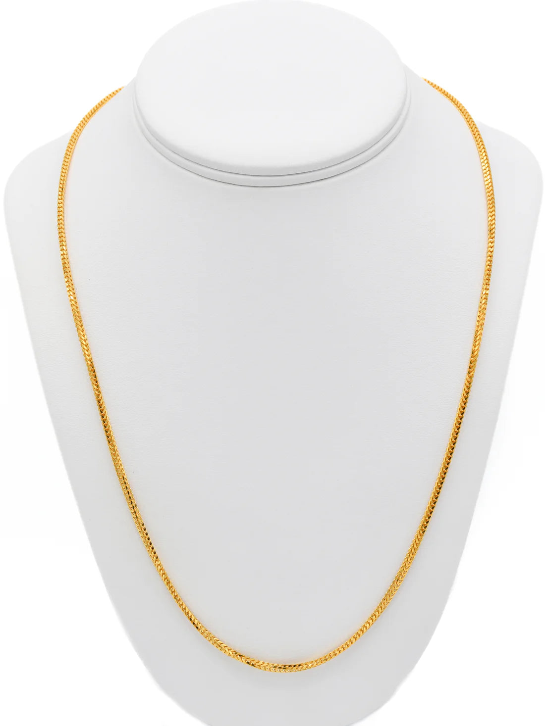 22ct Gold Fox Tail Chain - 55 cm