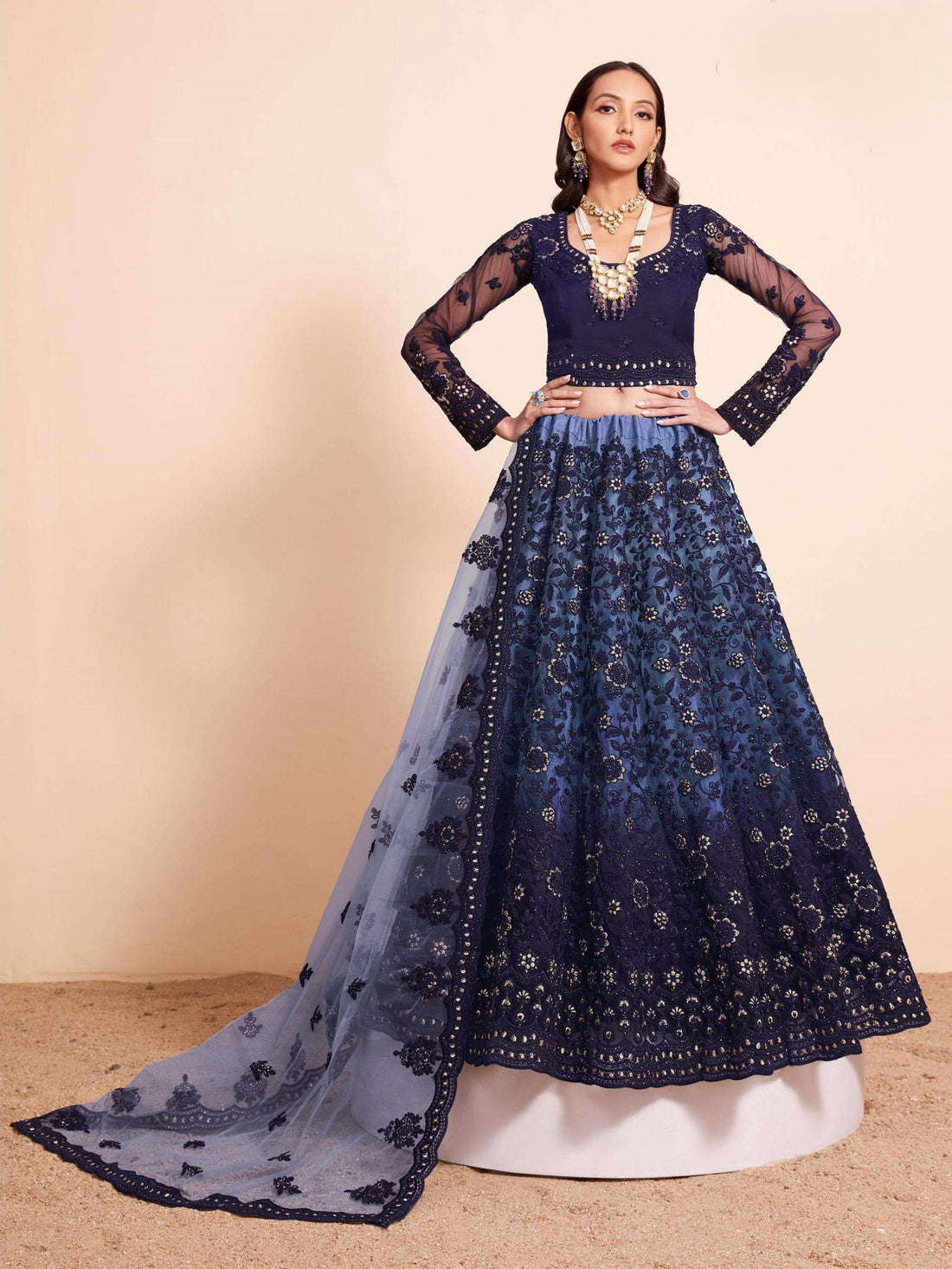 Priti Unstitched Lehenga Choli