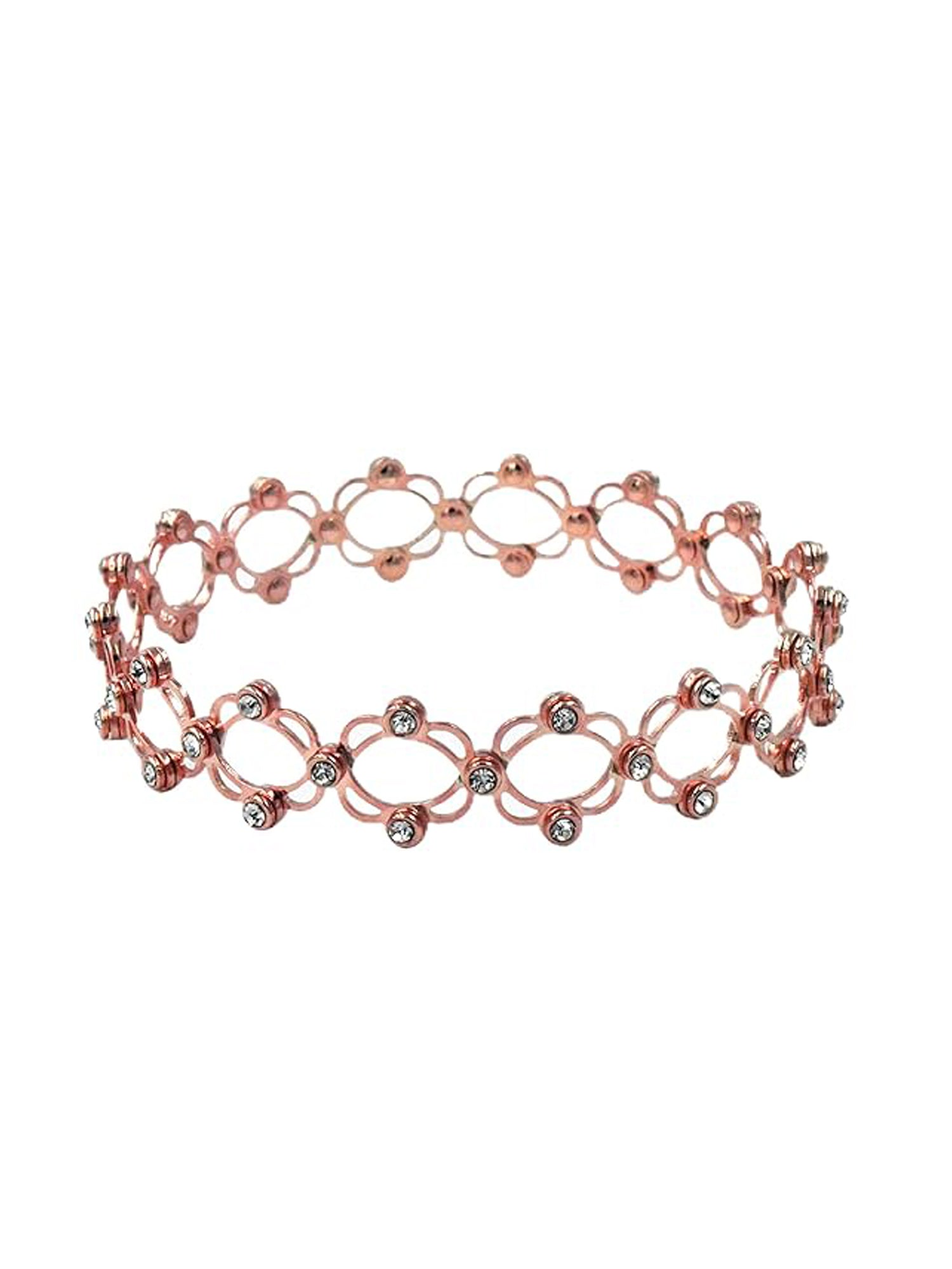 Silver CZ Convertible Ring cum Bracelet