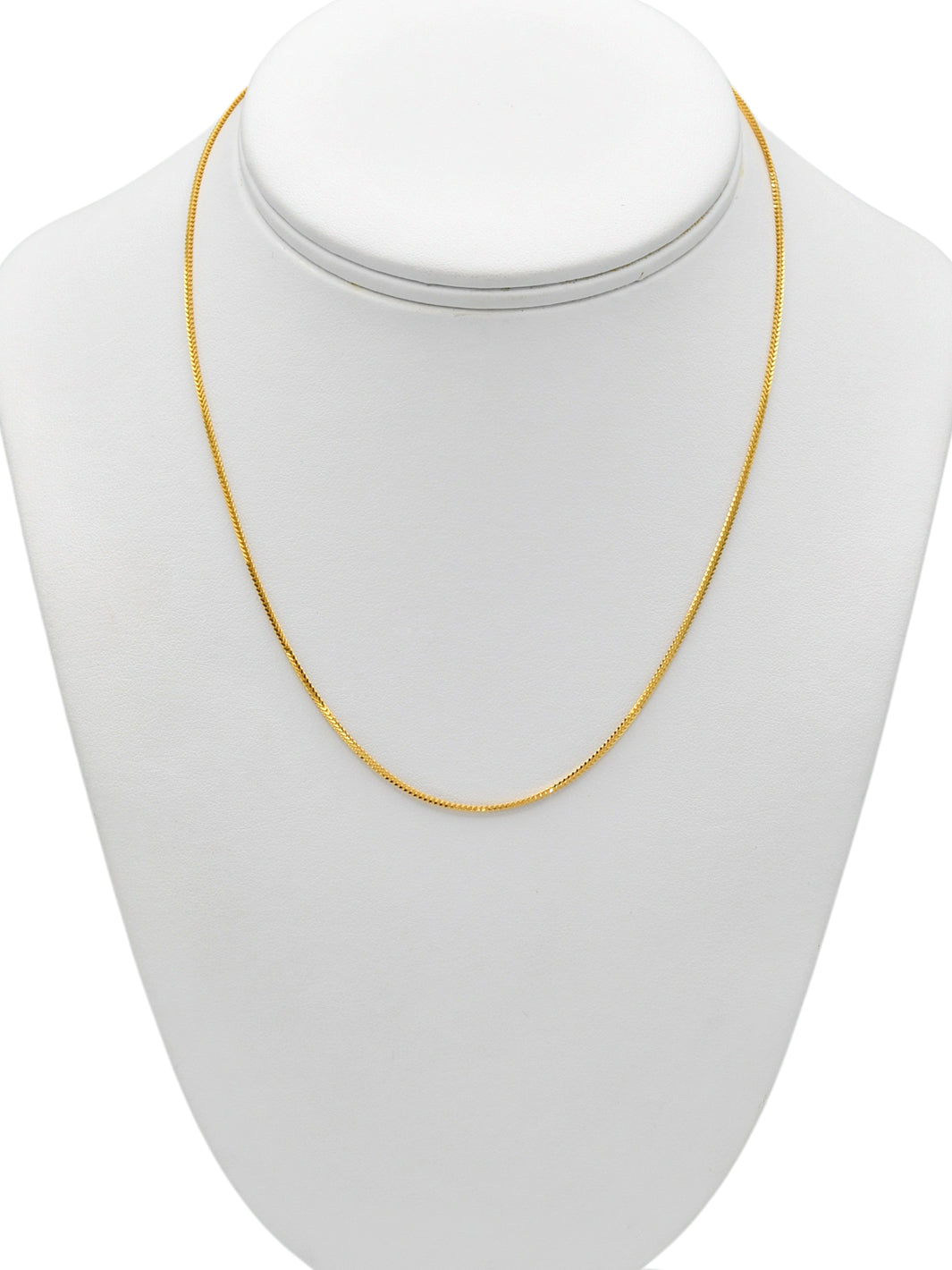 22ct Gold Fox Tail Chain - 45 cm