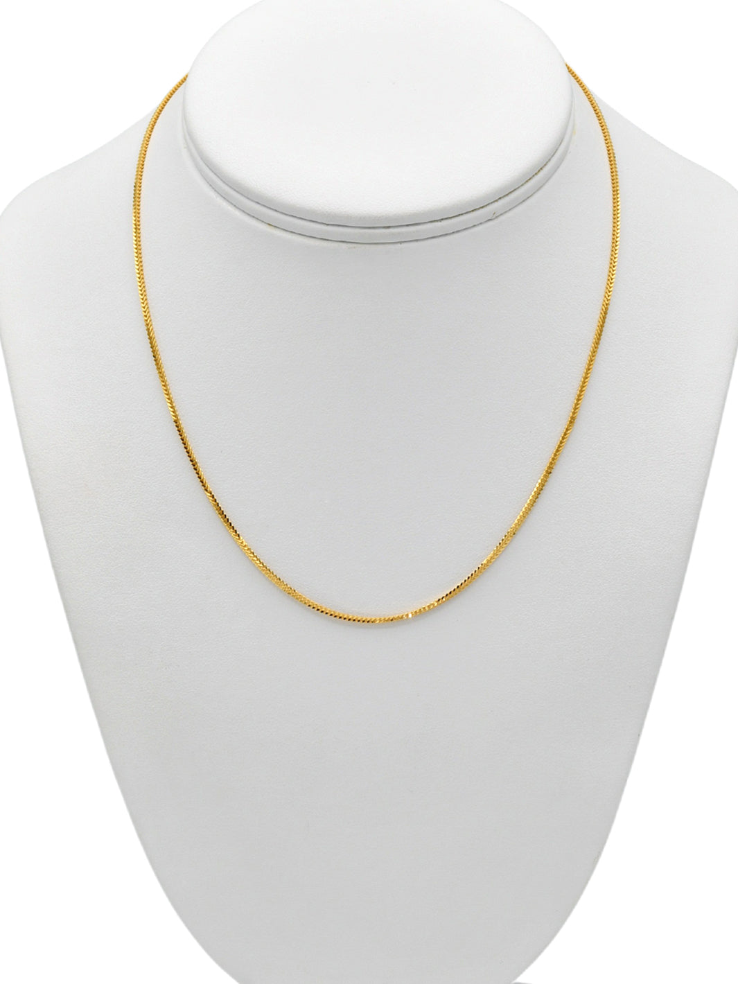 22ct Gold Fox Tail Chain - 40 cm