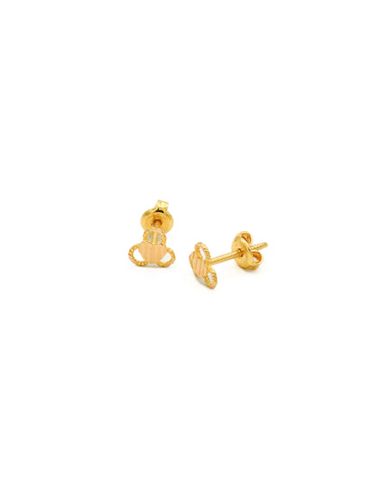 22ct Gold Stud Earrings - Roop Darshan