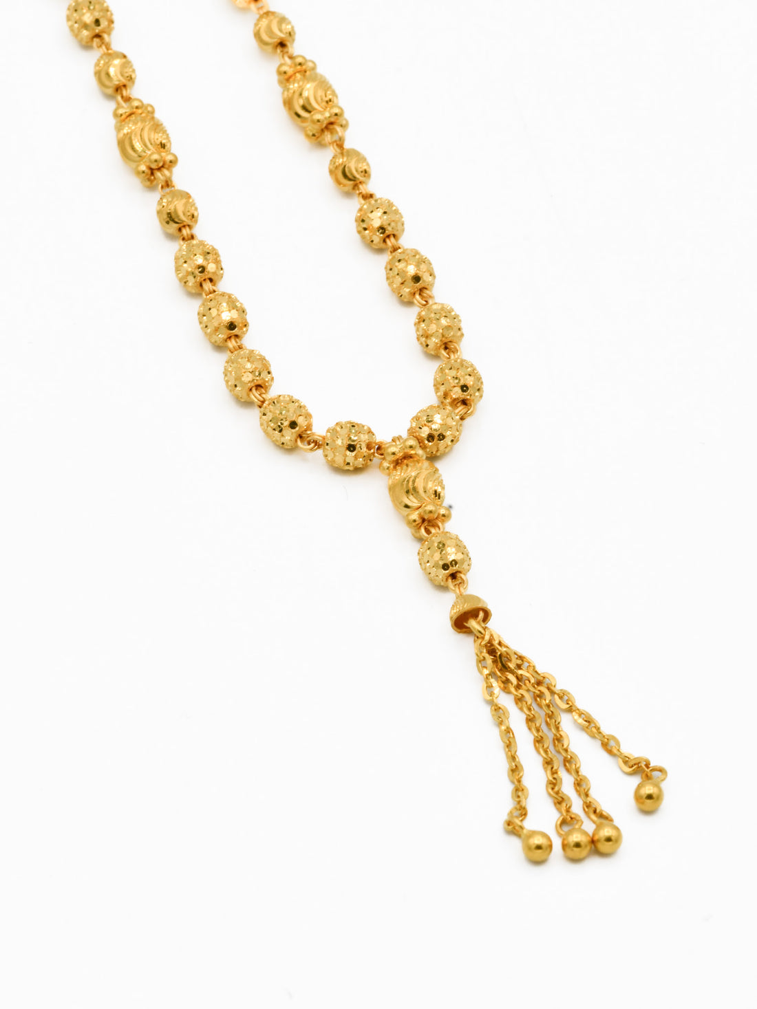 22ct Gold Ball Fancy Chain - Roop Darshan