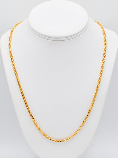 22ct Gold Fox Tail Chain - Roop Darshan