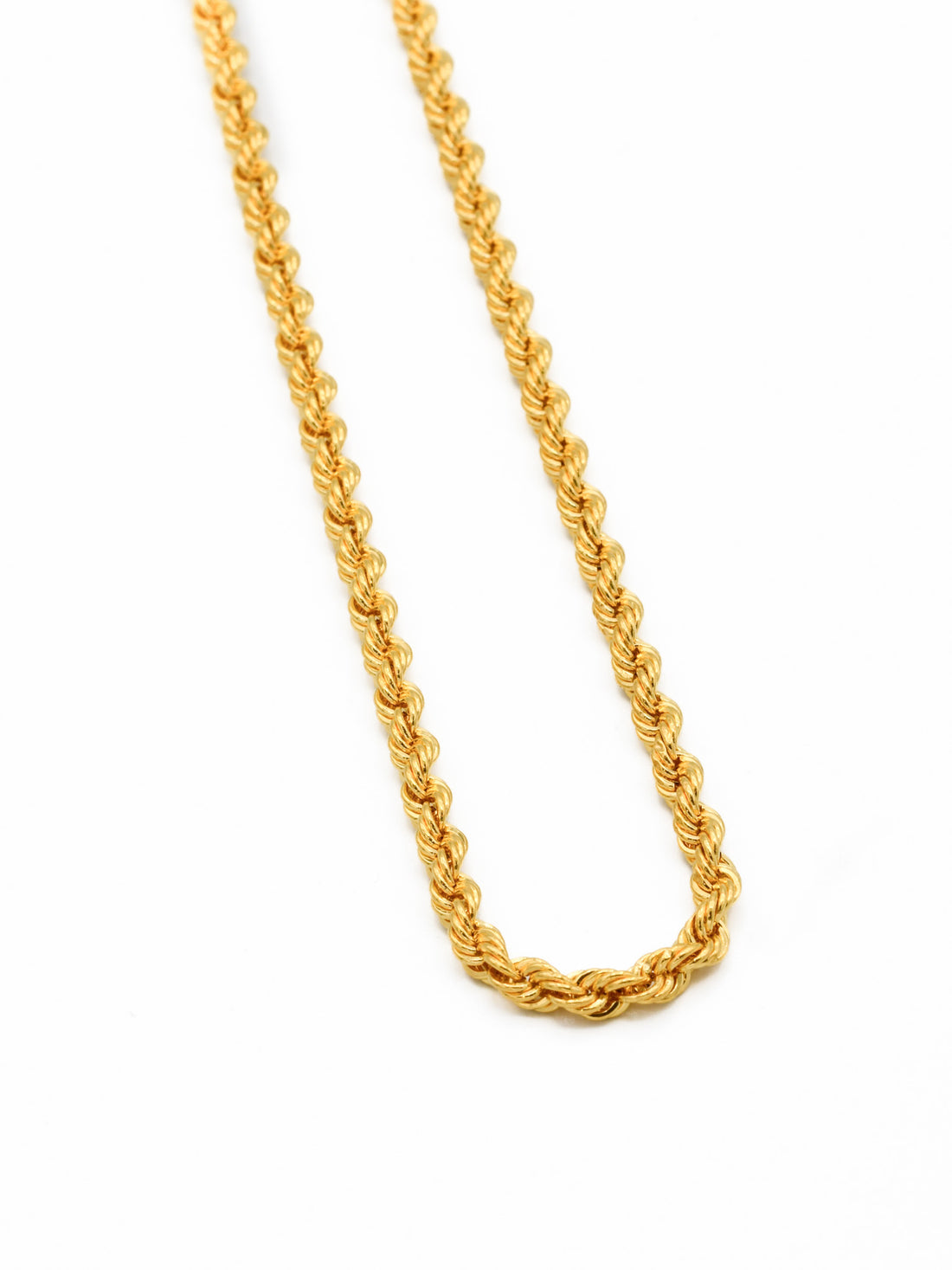 22ct Gold Hollow Rope Chain - Roop Darshan