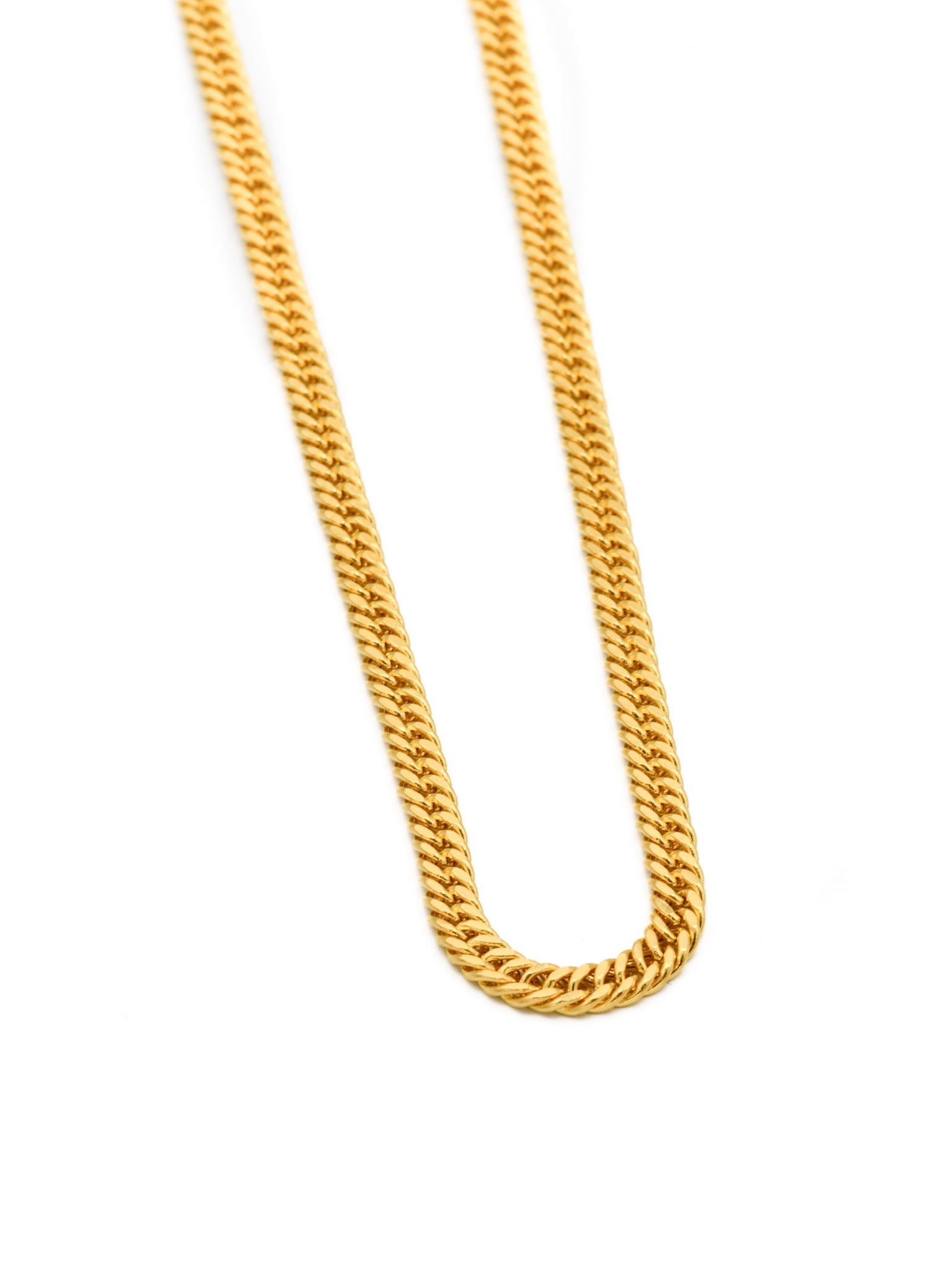 22ct Gold Hollow Curb Chain - Roop Darshan