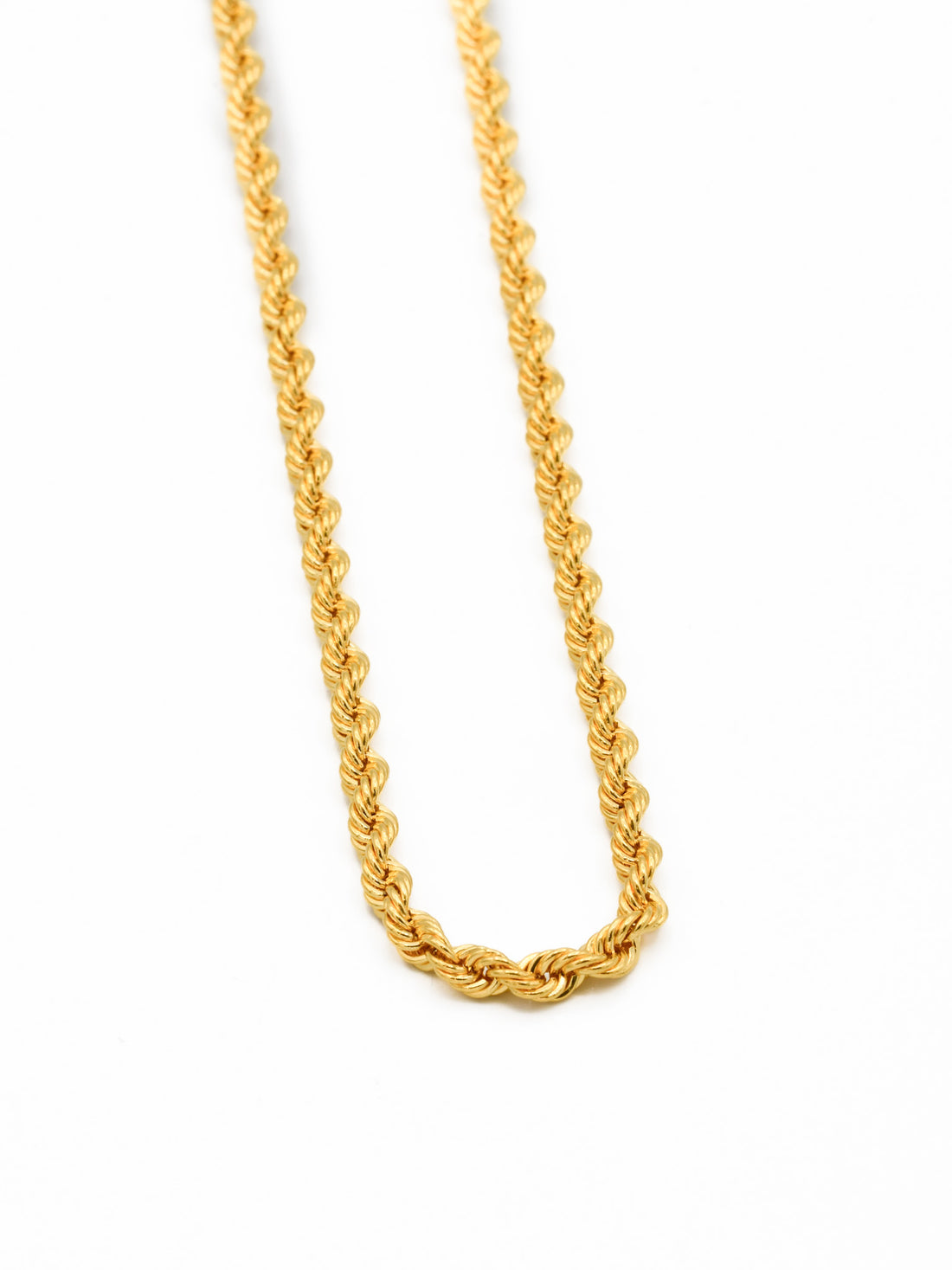 22ct Gold Hollow Rope Chain - Roop Darshan