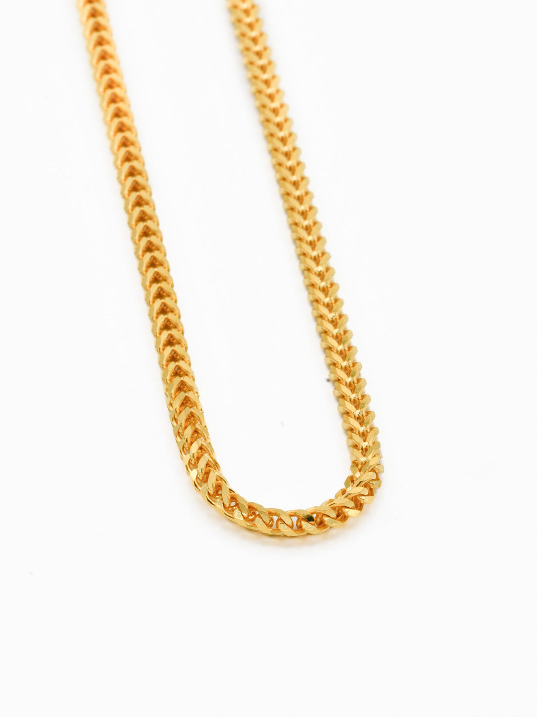 22ct Gold Fox Tail Chain - Roop Darshan