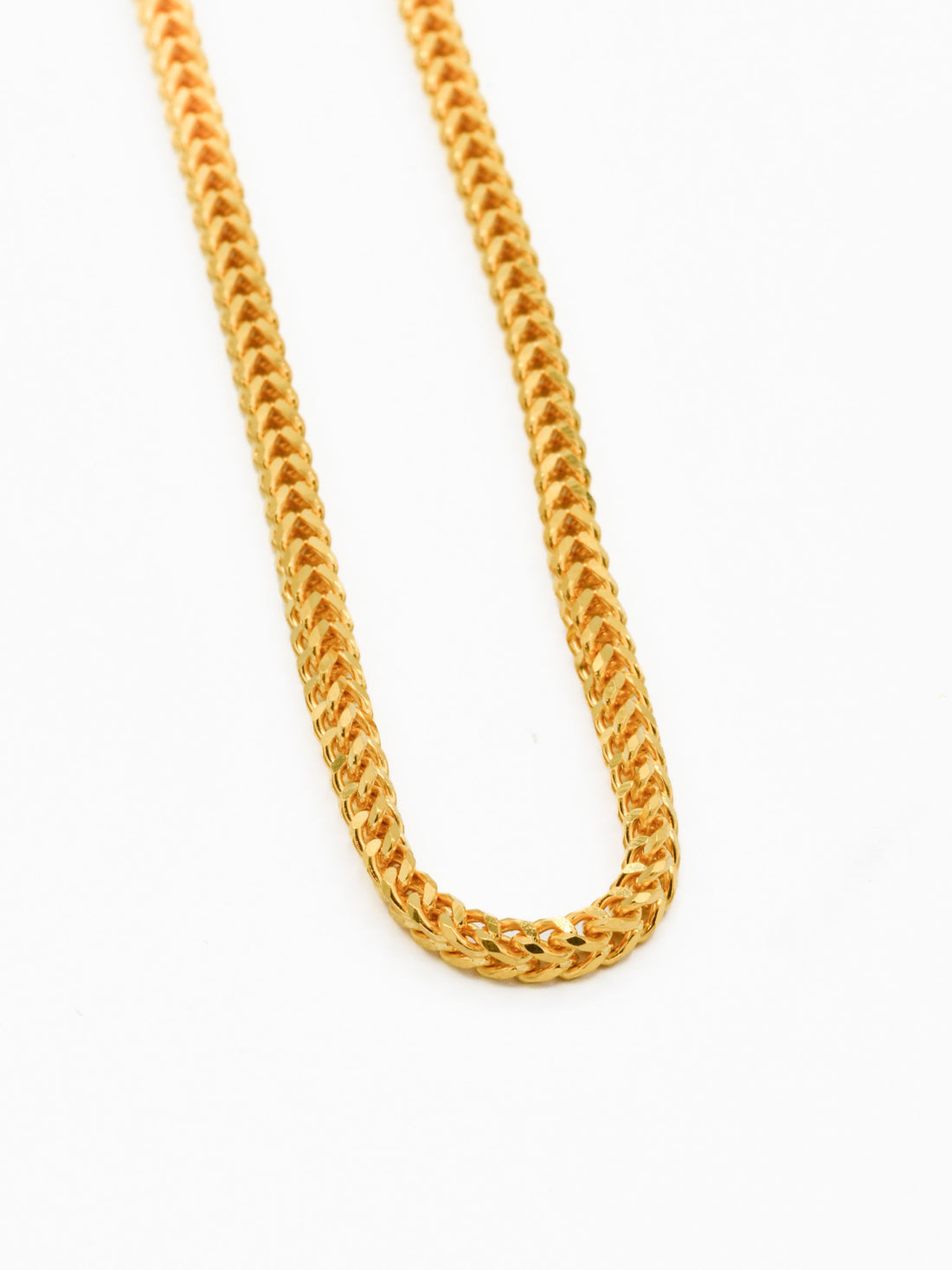 22ct Gold Fox Tail Chain - Roop Darshan