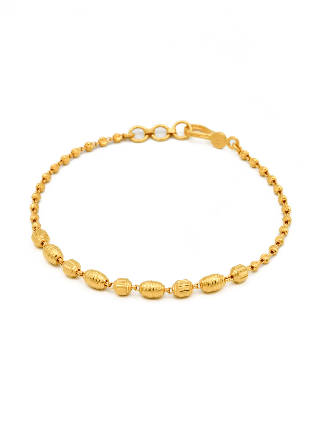 22ct Gold Ball Ladies Bracelet