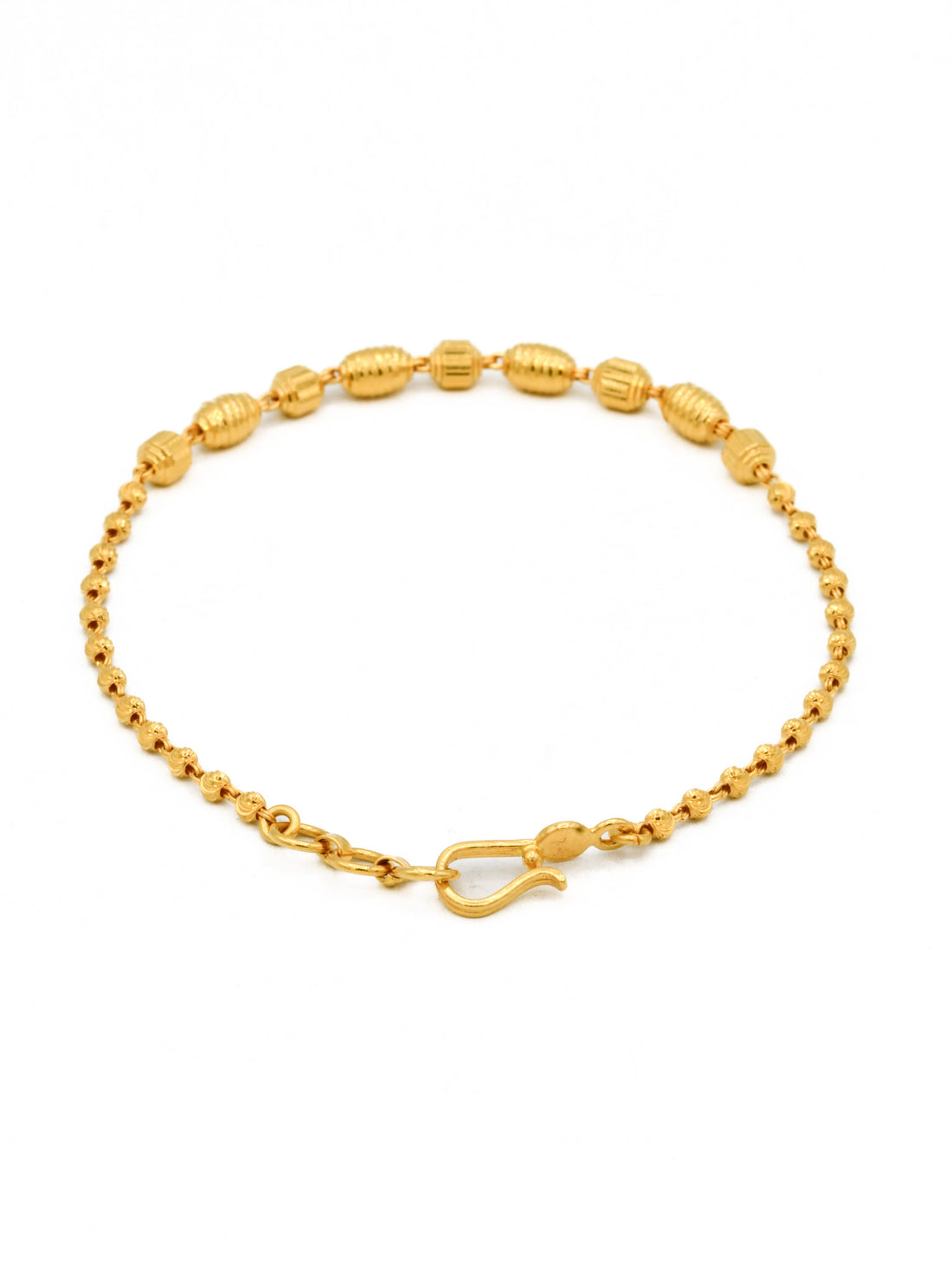 22ct Gold Ball Ladies Bracelet