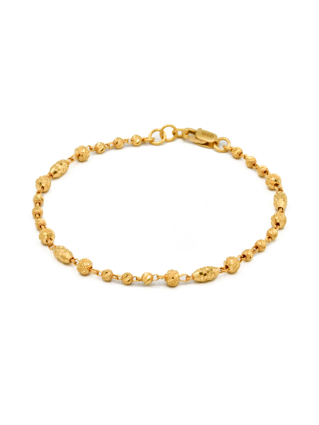 22ct Gold Ball Ladies Bracelet