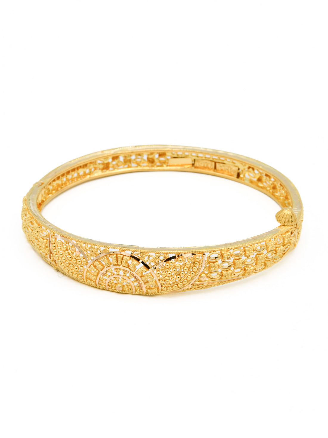 22ct Gold Screw Bangle