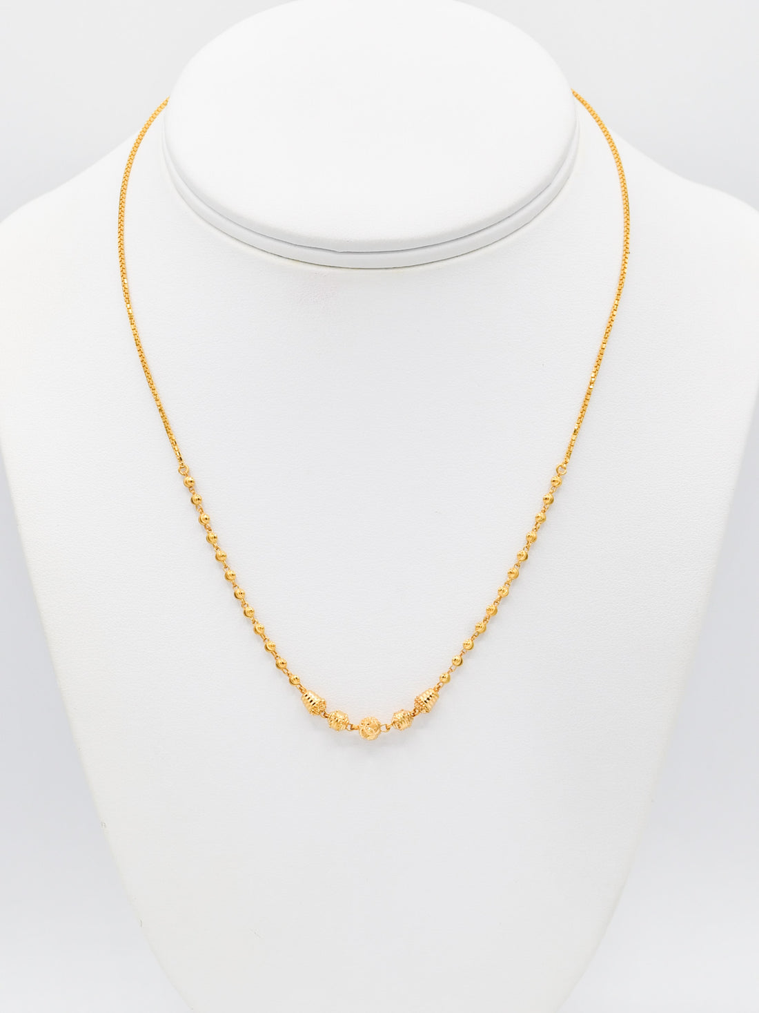 22ct Gold Ball Fancy Chain