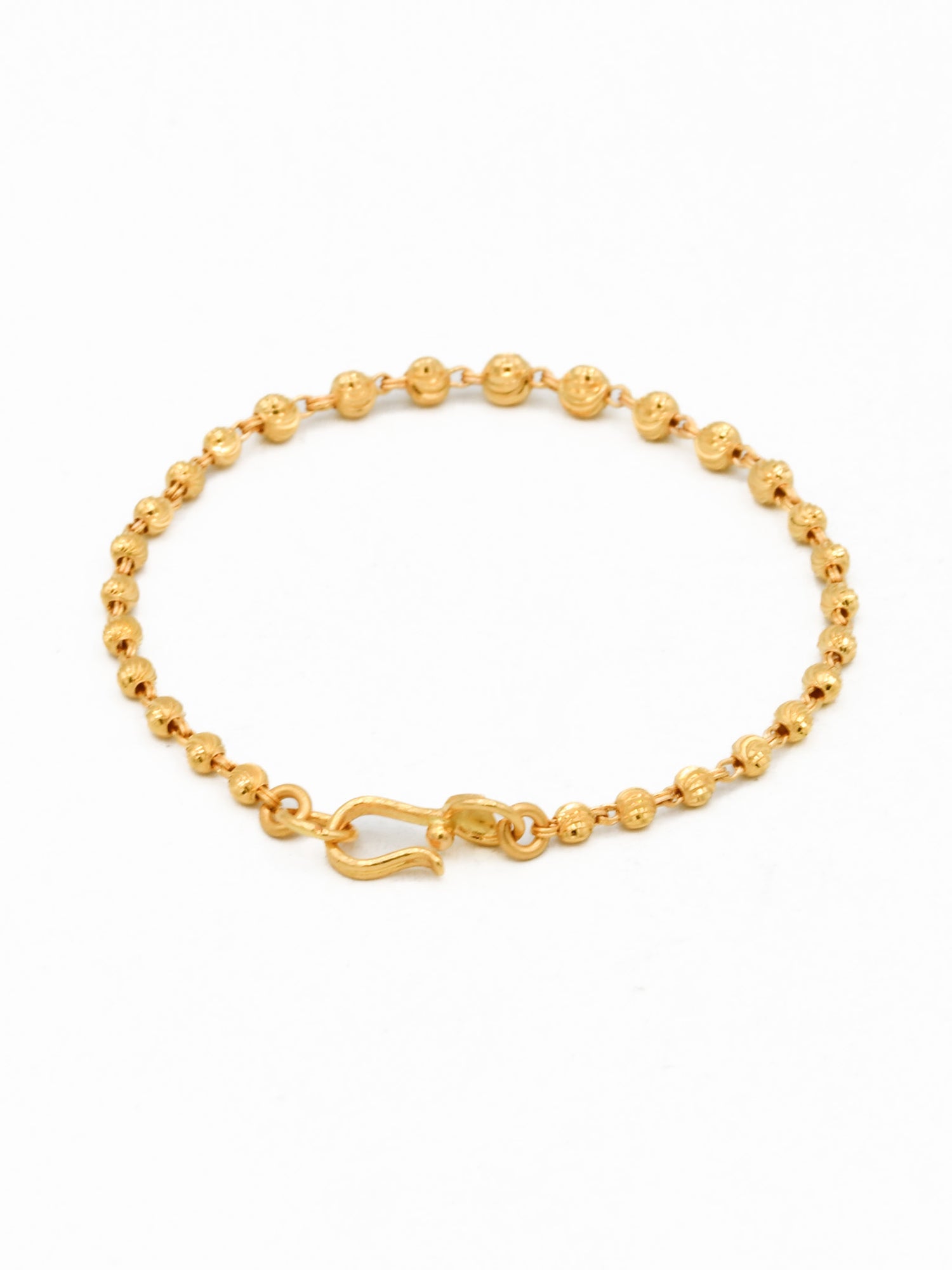 22ct Gold Ball 1 Piece Baby Bracelet – Roop Darshan