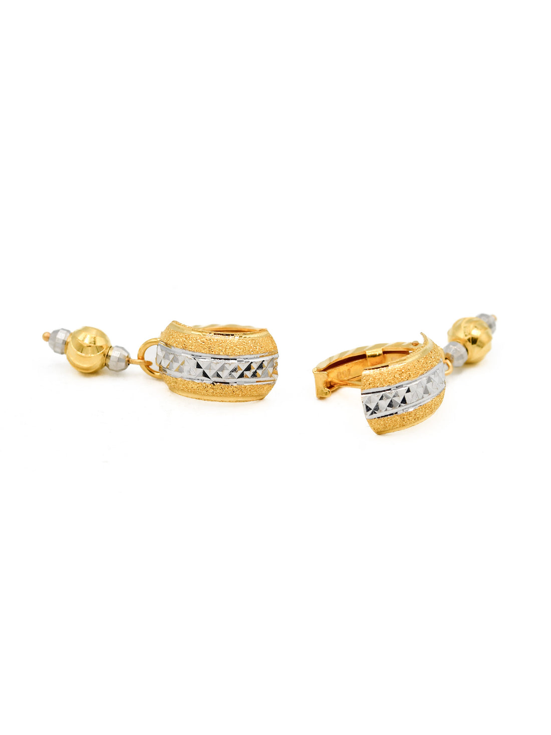 22ct Gold Two Tone Spring Bali