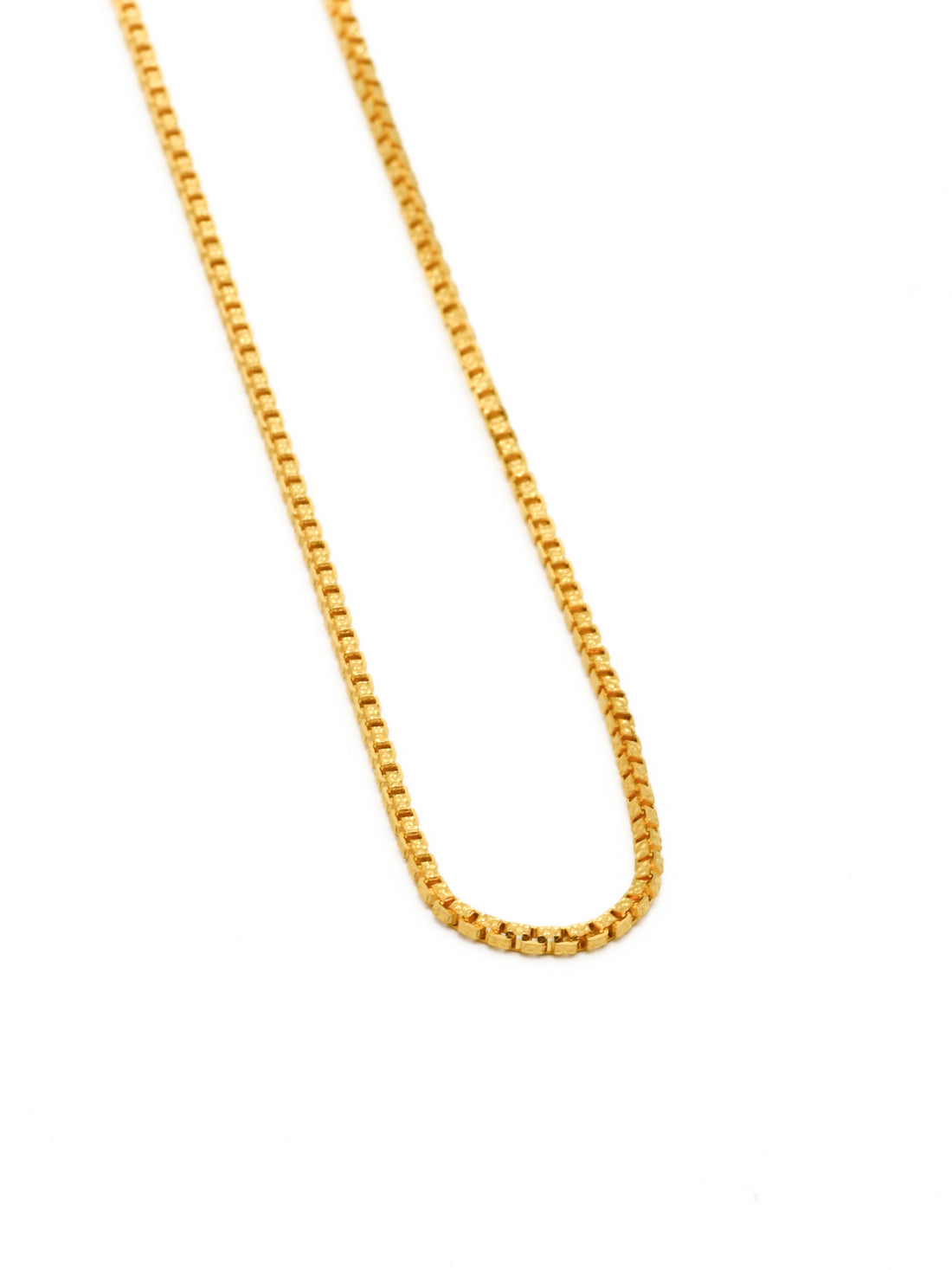 22ct Gold Box Chain