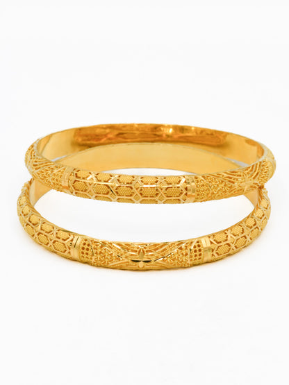 22ct Gold Pair Bangle