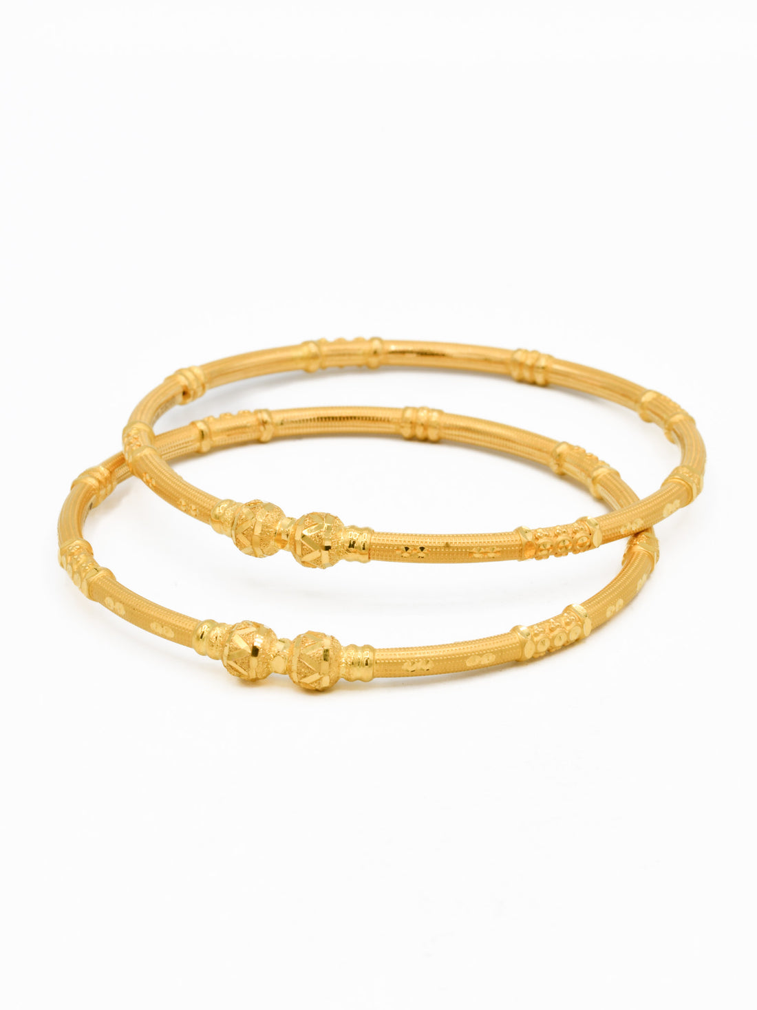 22ct Gold Pair Bangle