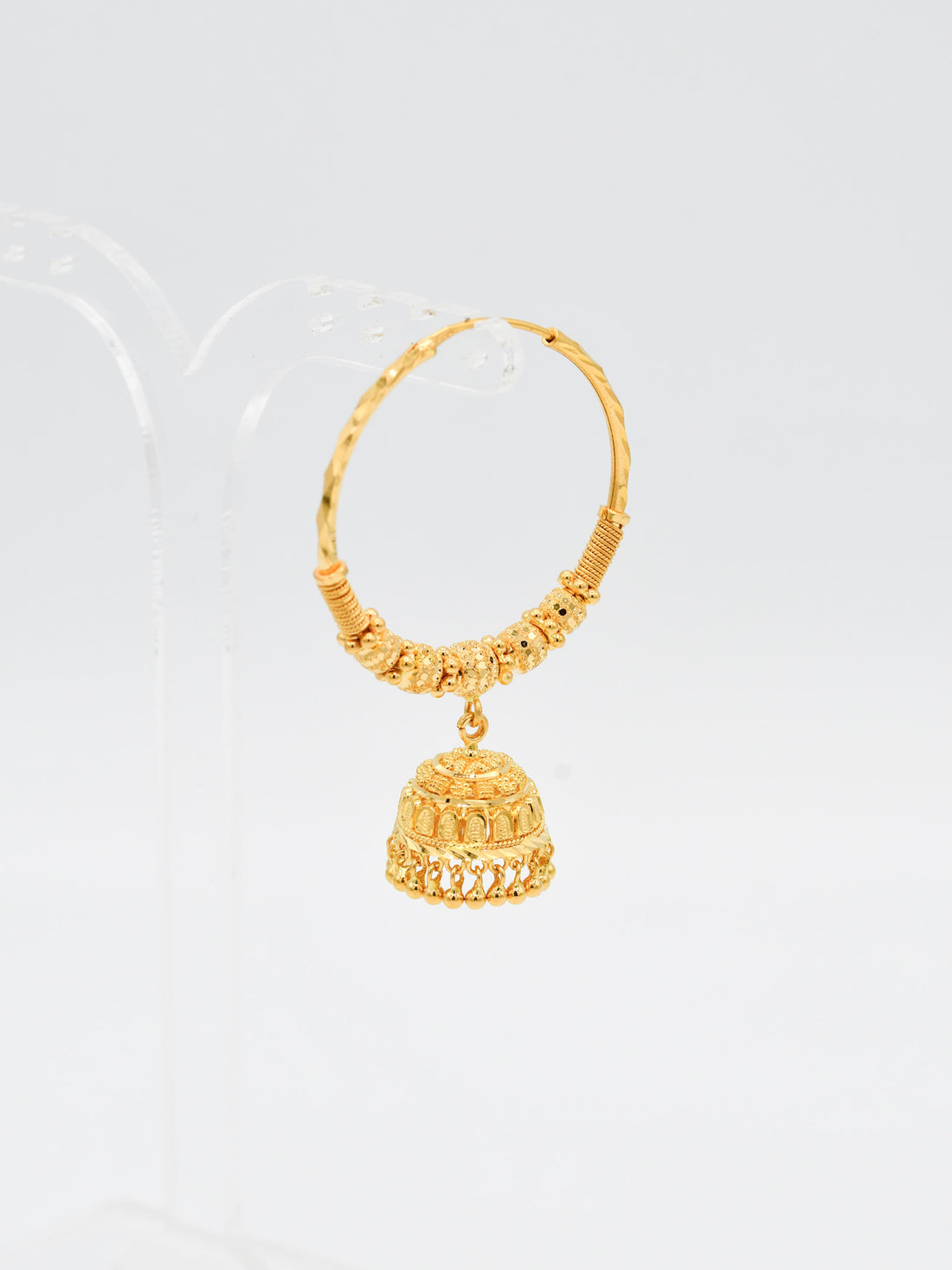 22ct Gold Ball Jhumki Bali