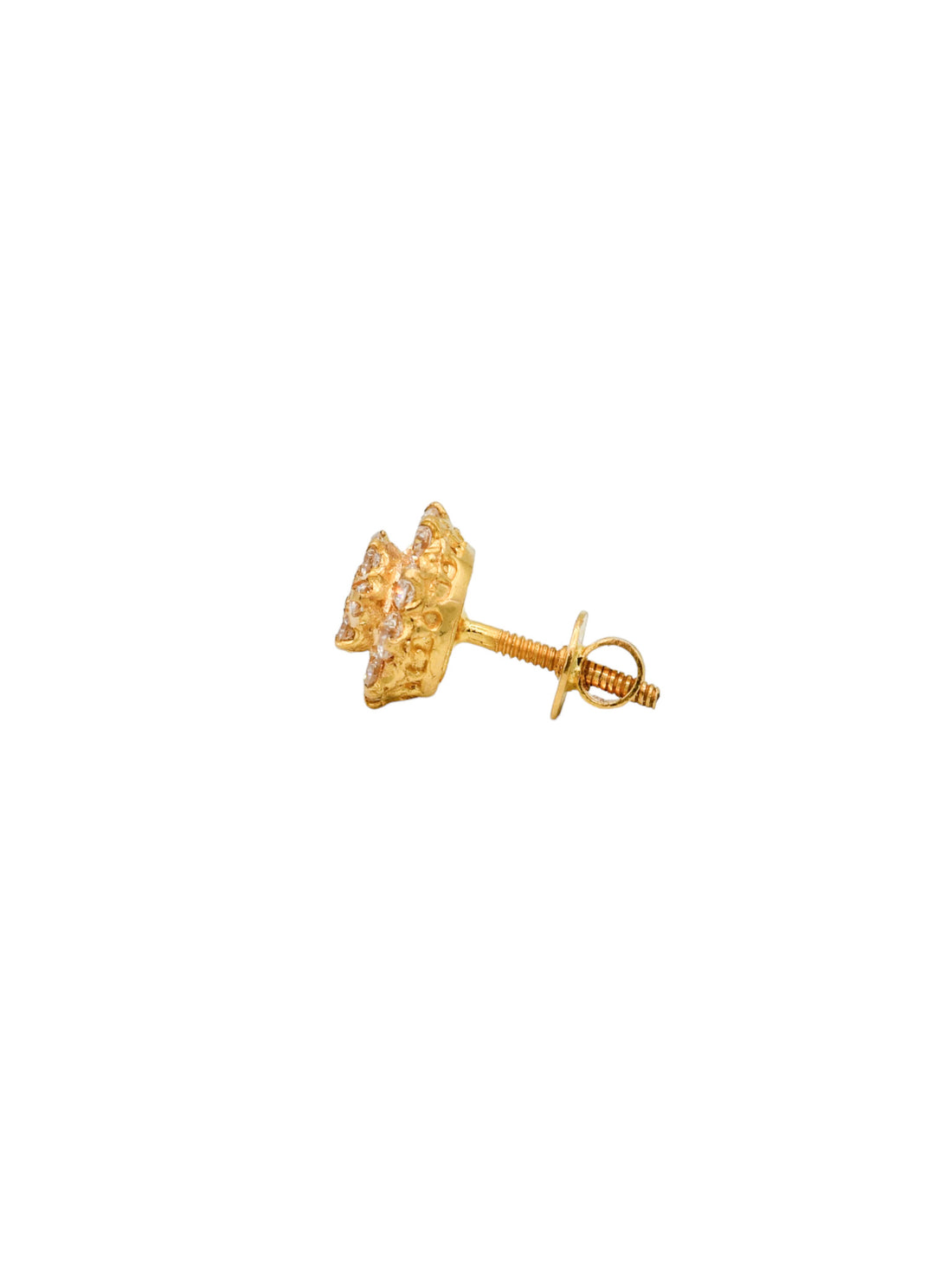 22ct Gold CZ Stud Earrings