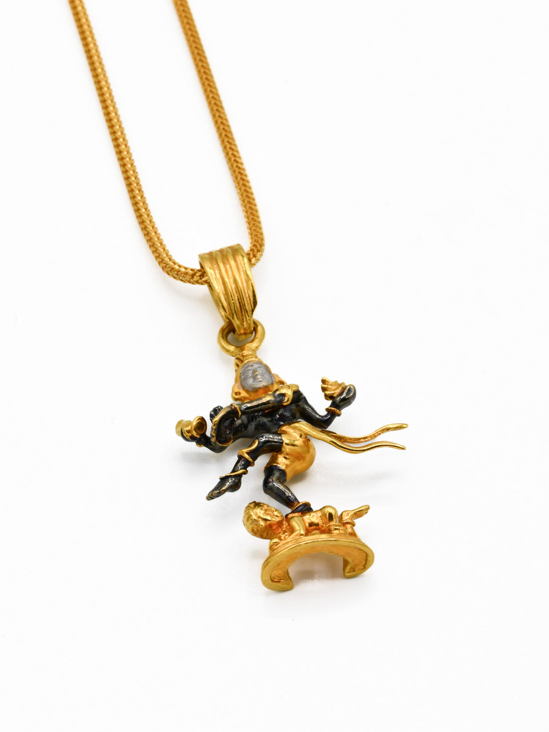 22ct Gold Two Tone Shiva Pendant