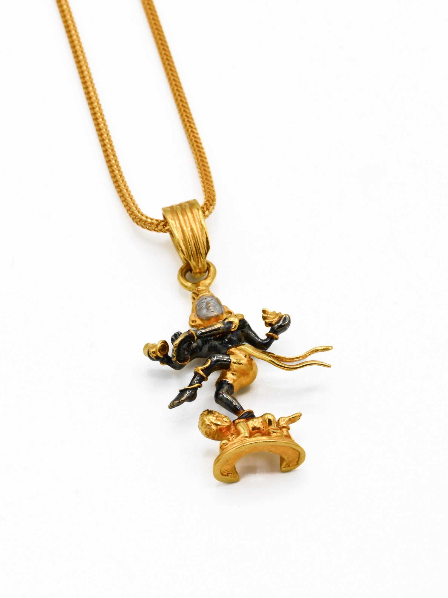 22ct Gold Two Tone Shiva Pendant