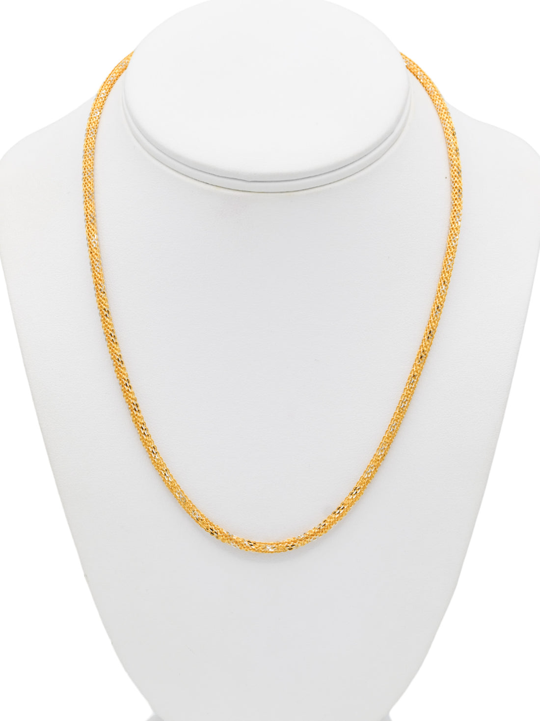 22ct Gold Two Tone Chain