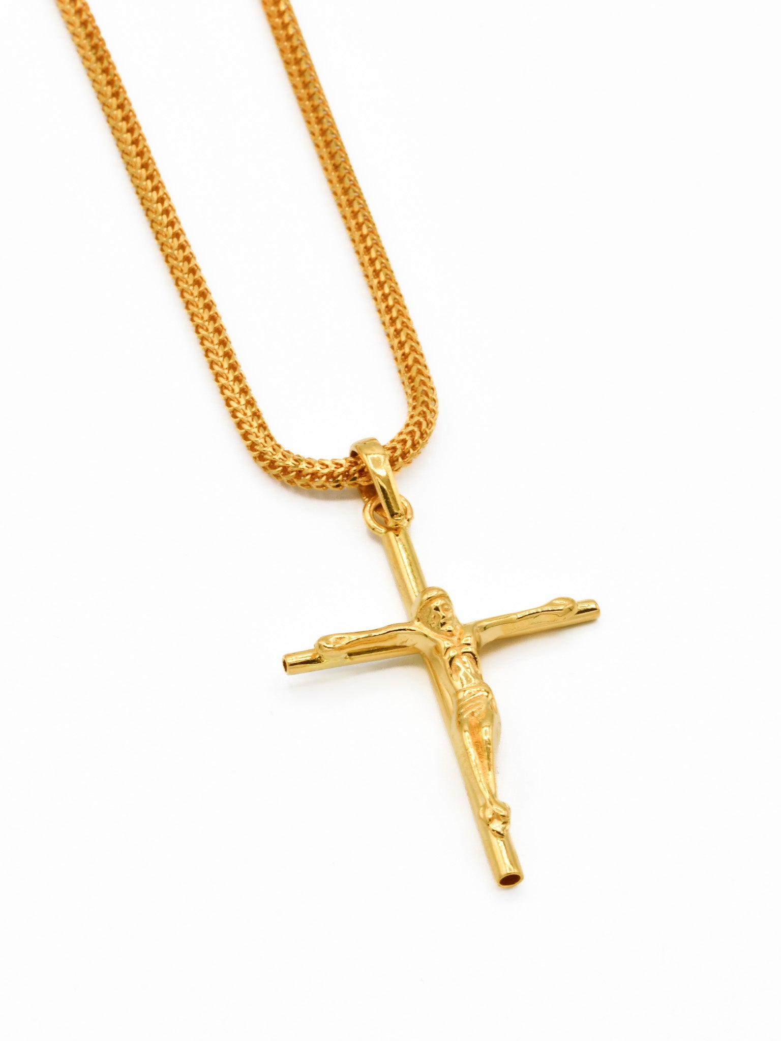 22ct Gold Crucifix Cross Pendant