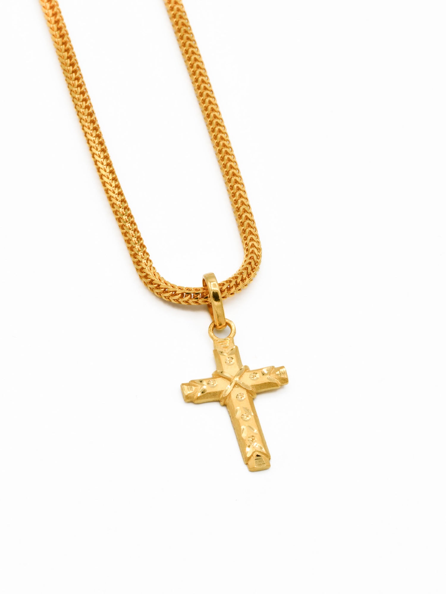 22ct Gold Cross Pendant