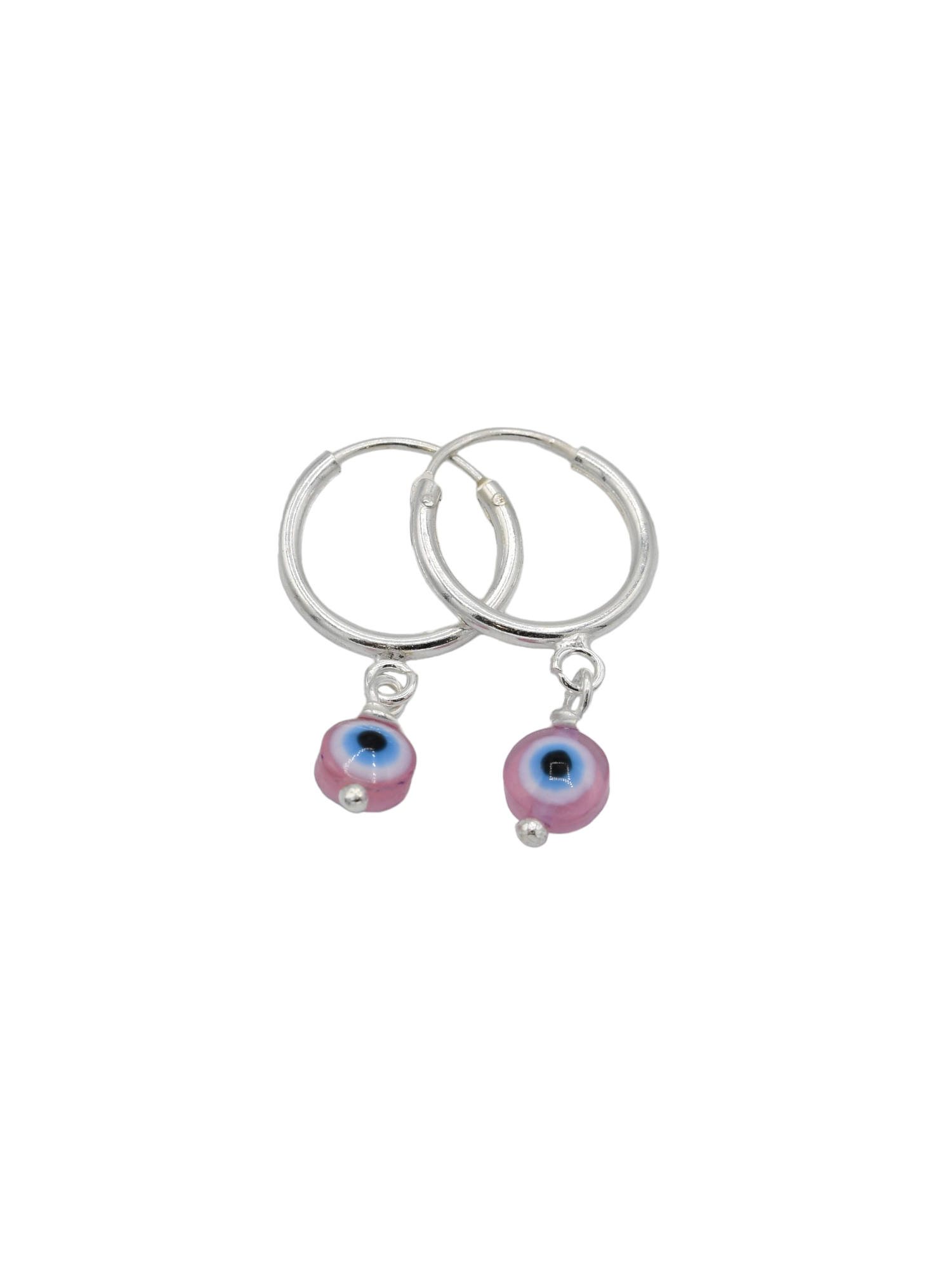 Silver Evil Eye Pair Bali