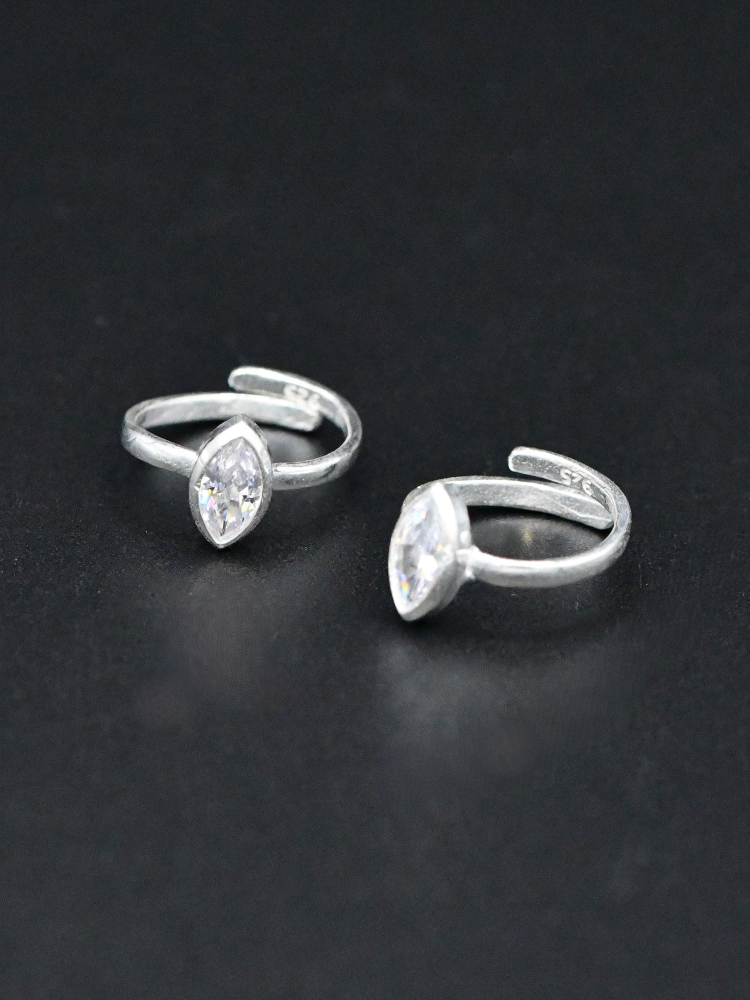 Silver Pair Toe Ring