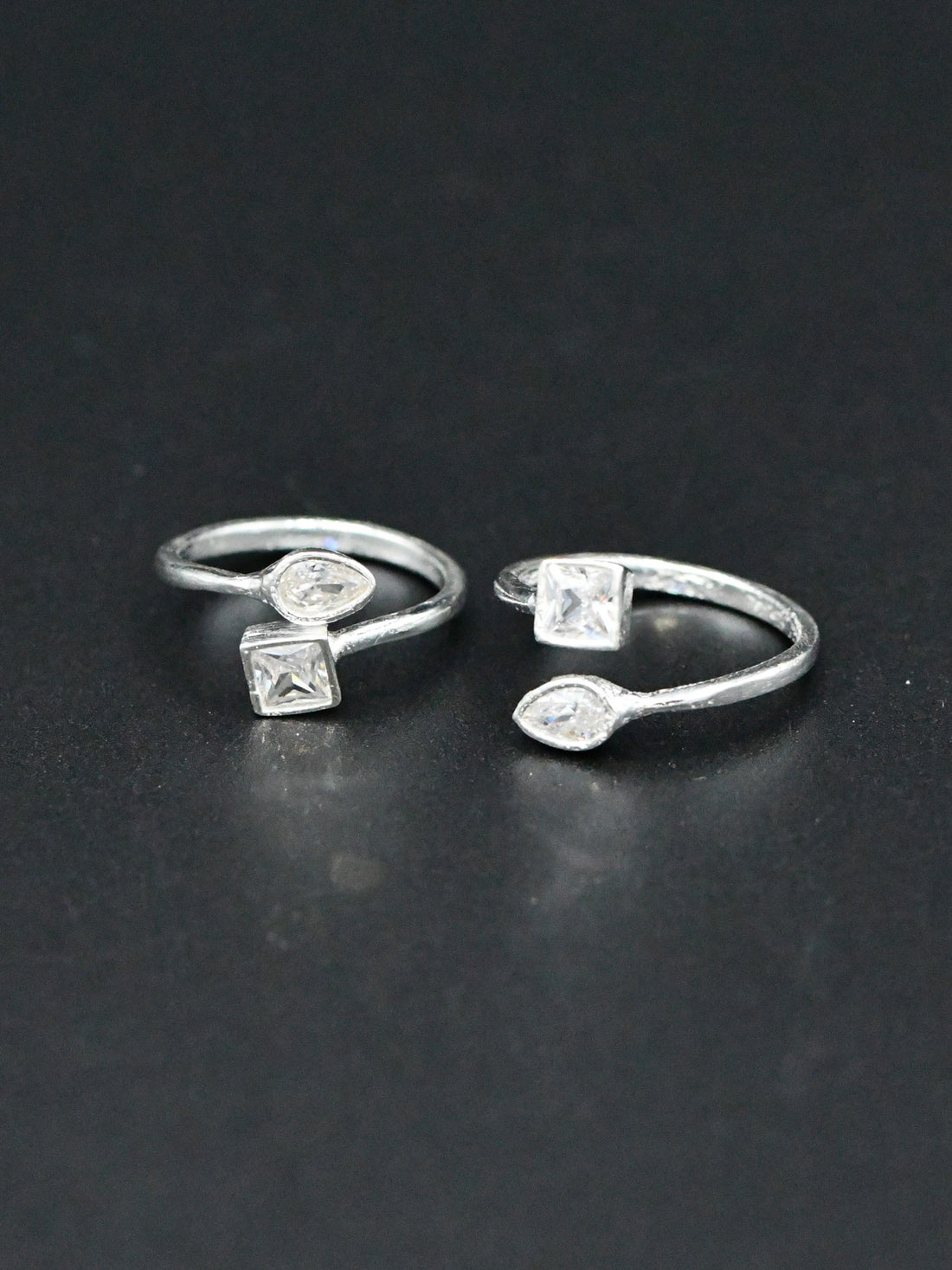 Silver Pair Toe Ring