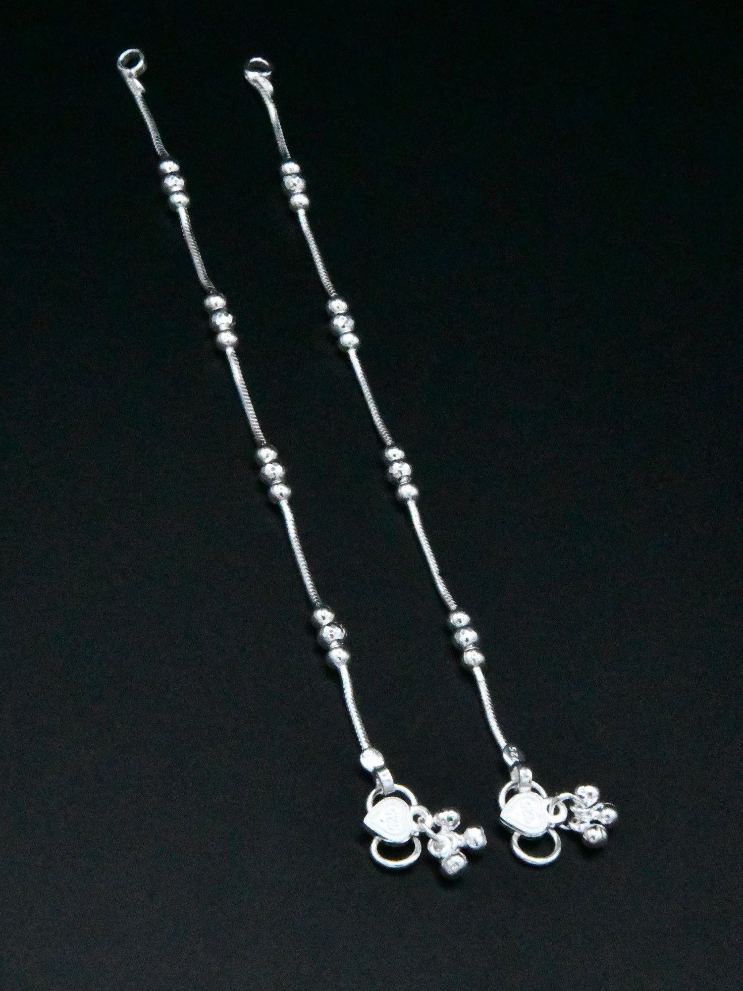 Girls Silver Anklets