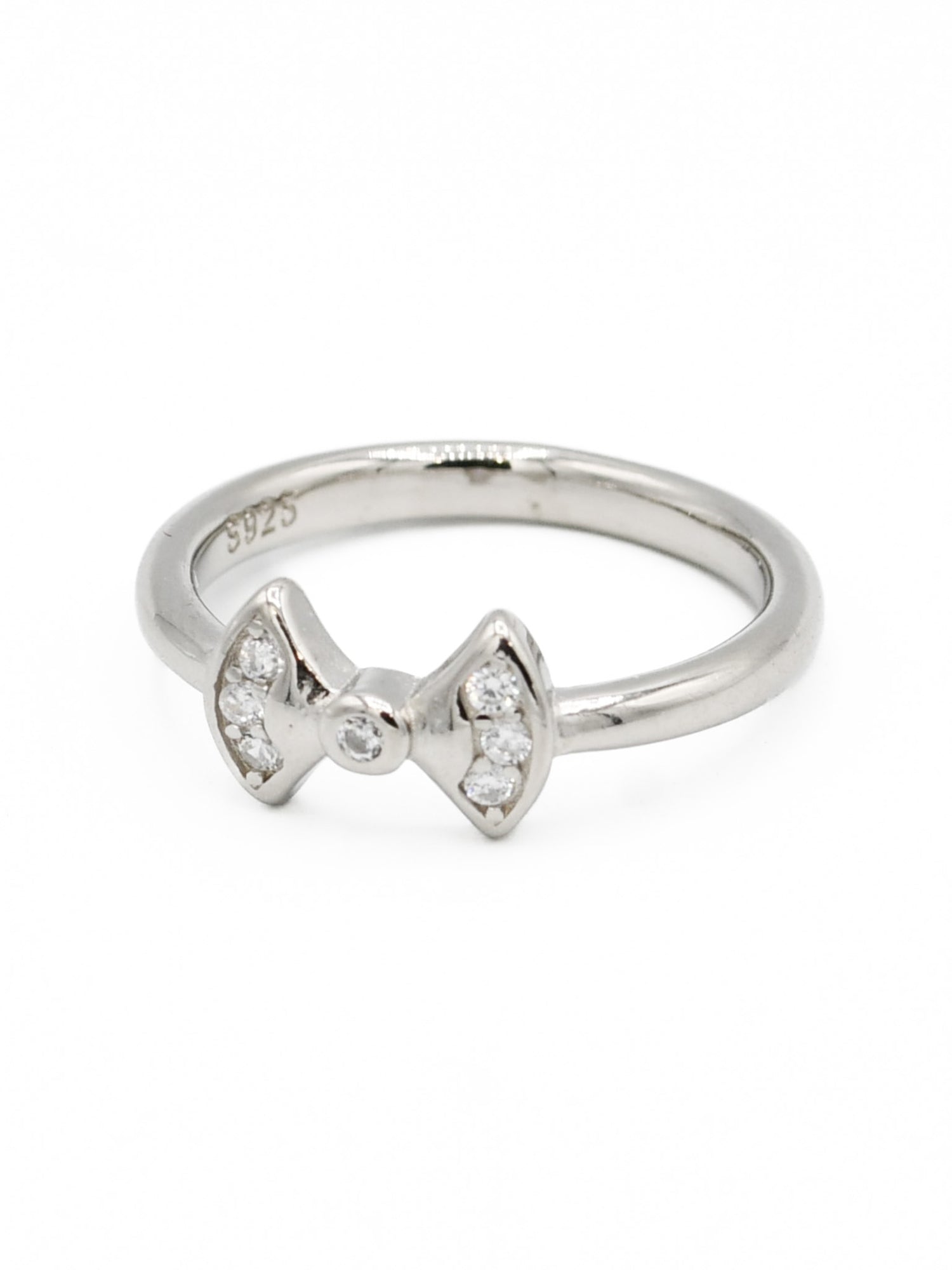 Silver CZ Baby Ring