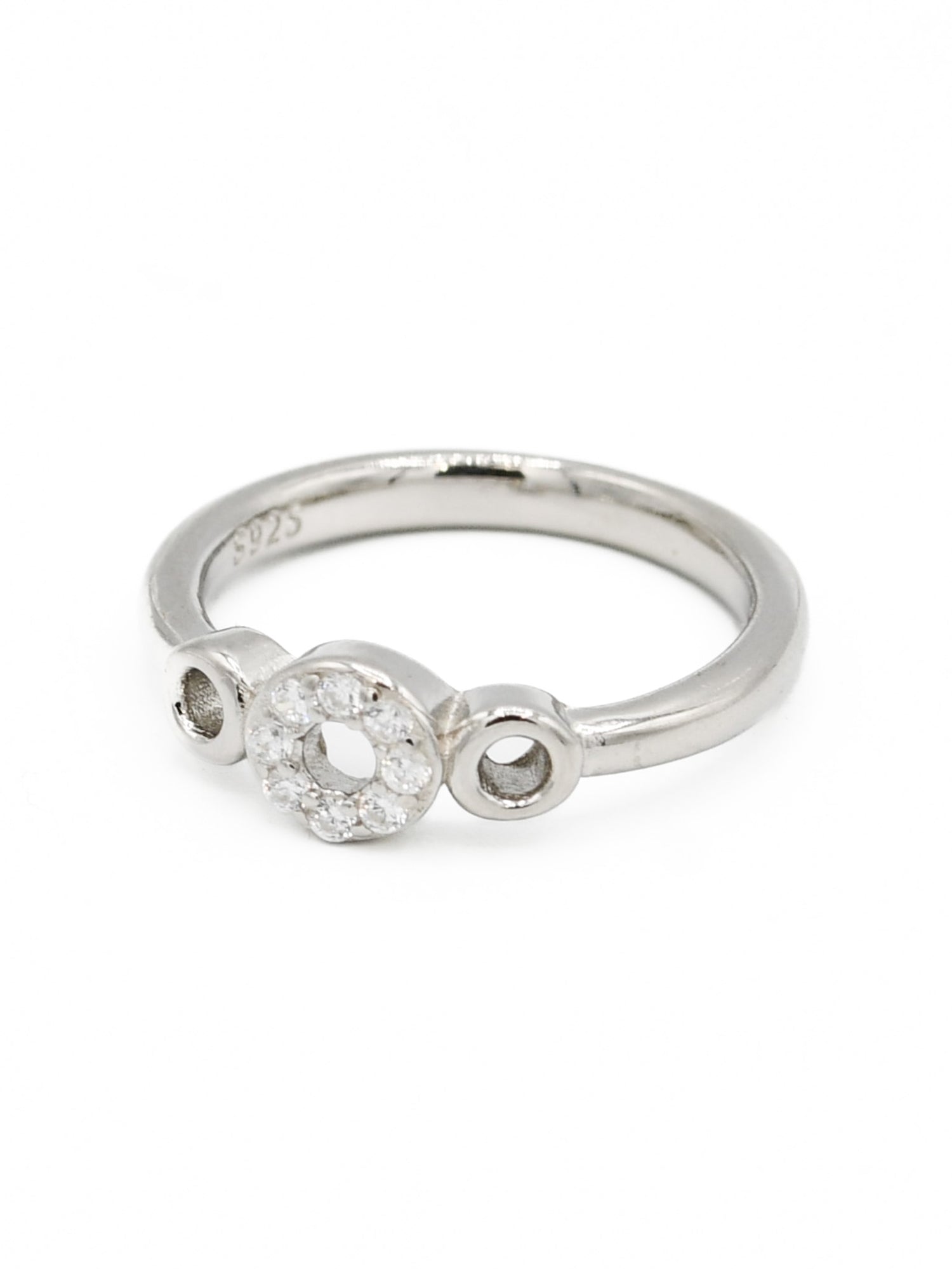 Silver CZ Baby Ring