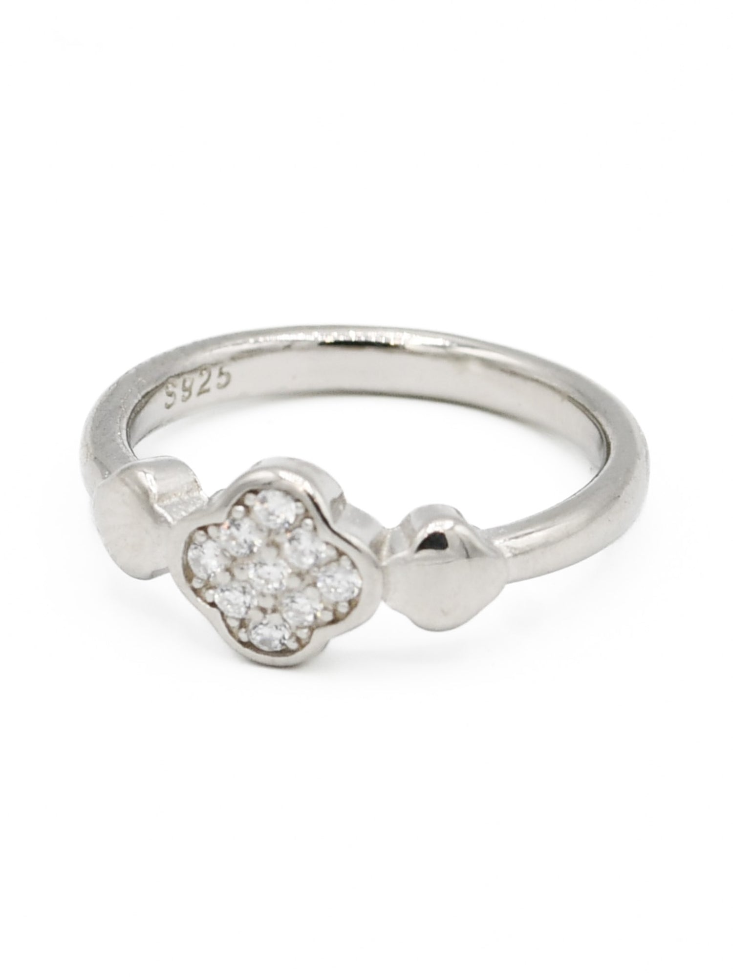 Silver CZ Baby Ring