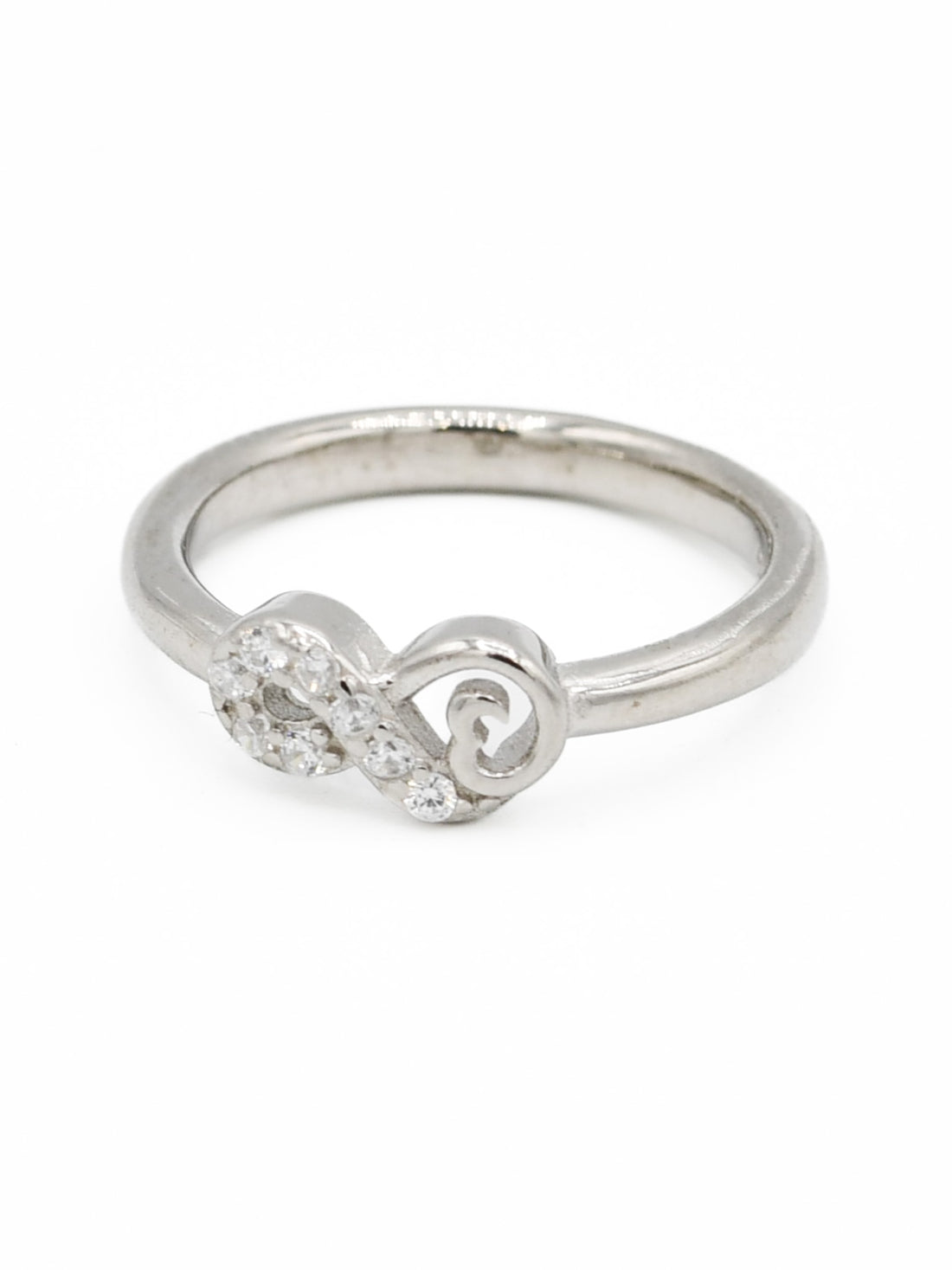 Silver CZ Baby Ring