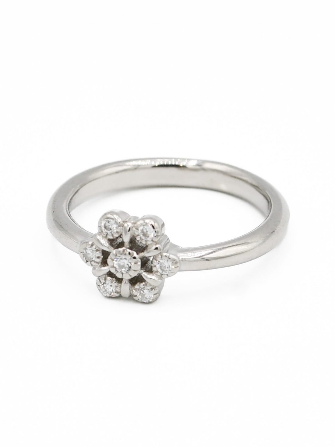 Silver CZ Baby Ring