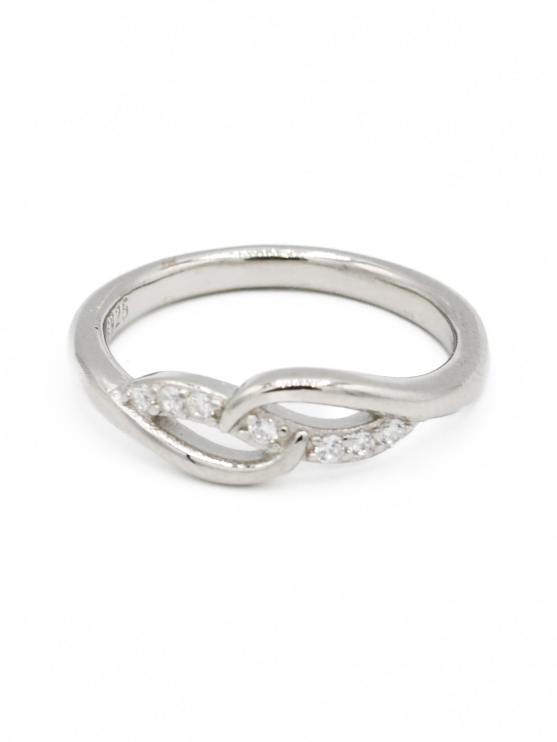 Silver CZ Baby Ring