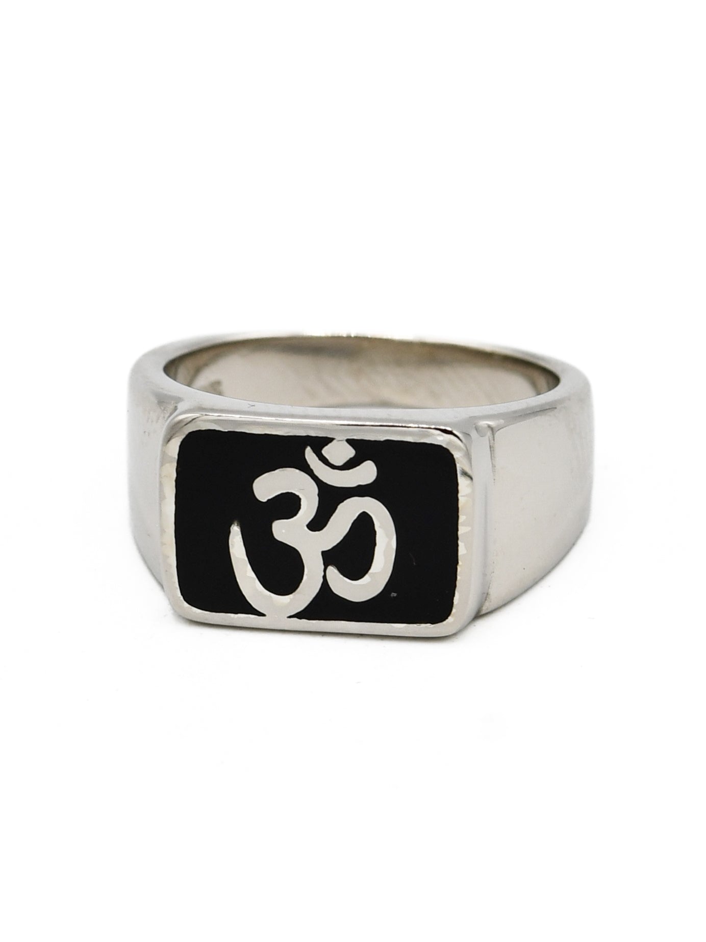 Silver Om Ring