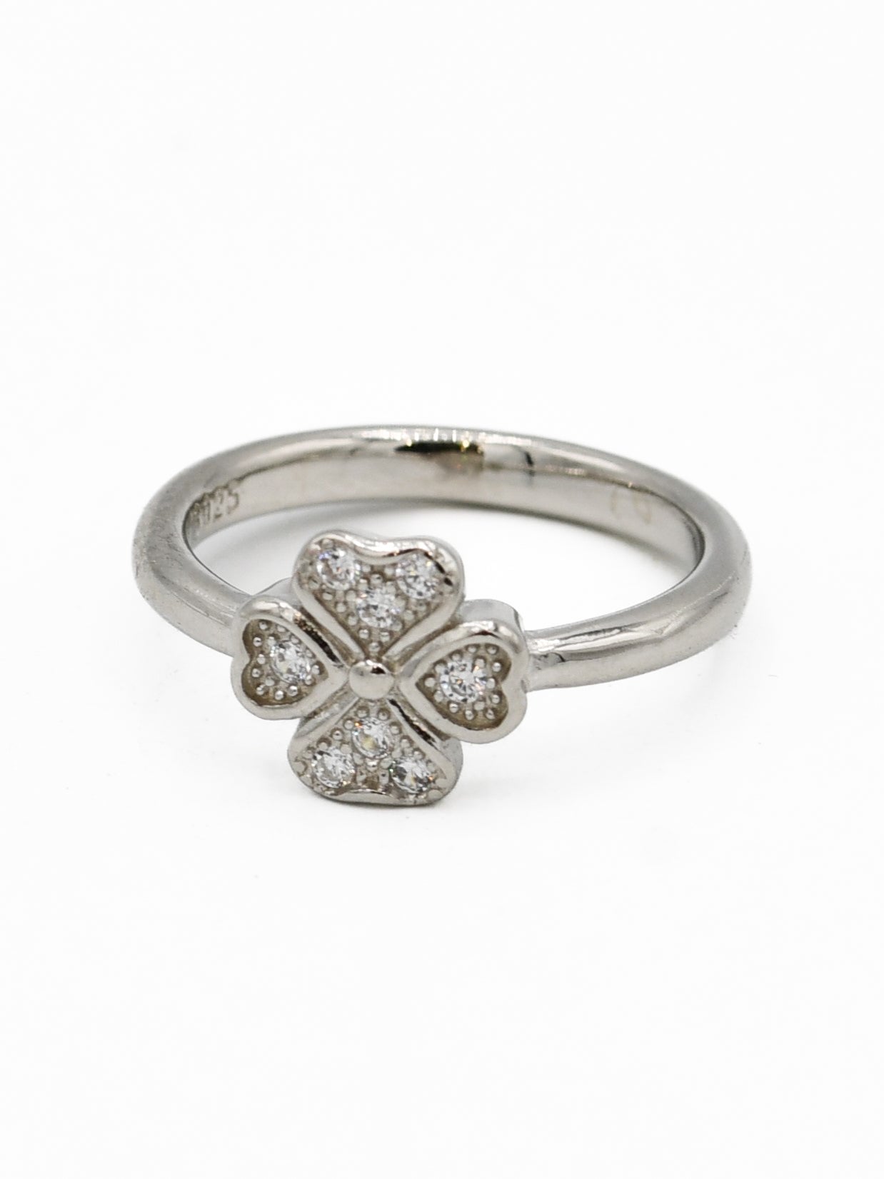 Silver CZ Baby Ring