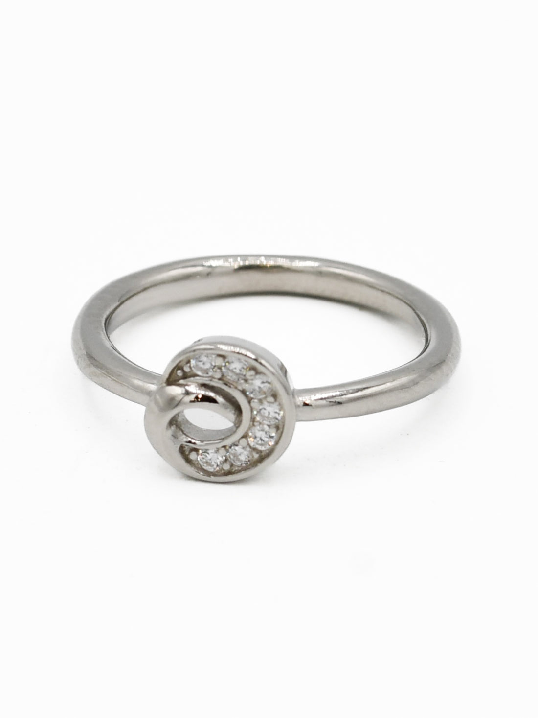 Silver CZ Baby Ring