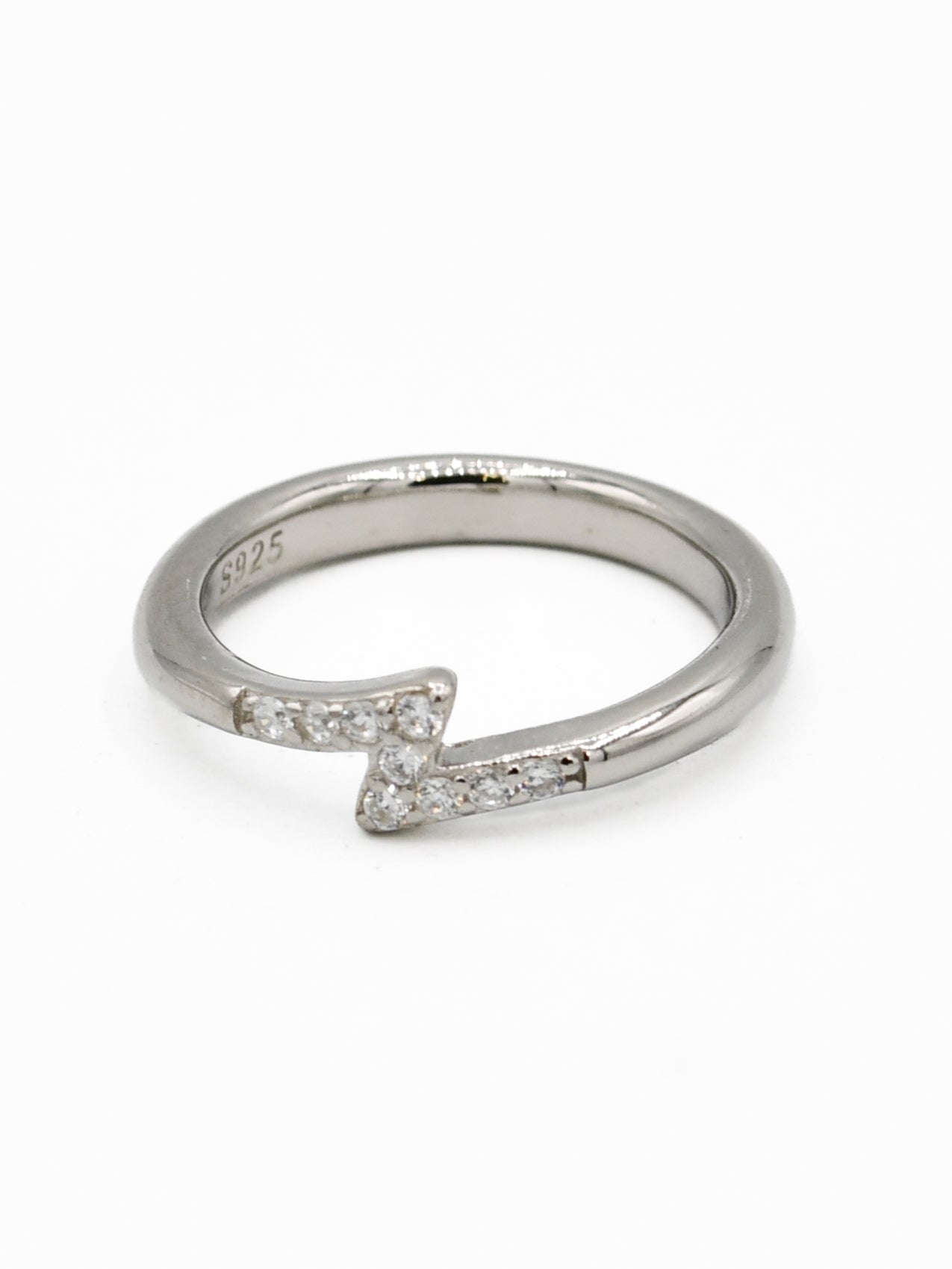 Silver CZ Baby Ring