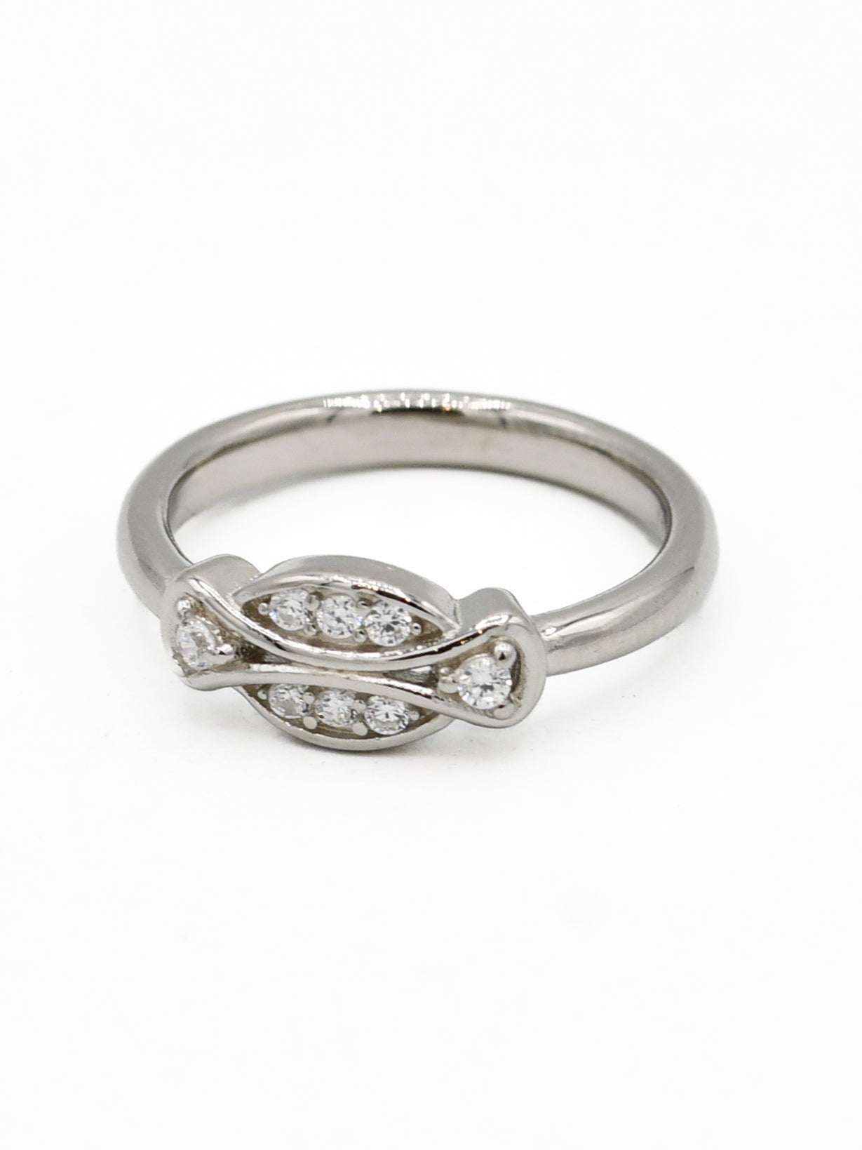 Silver CZ Baby Ring