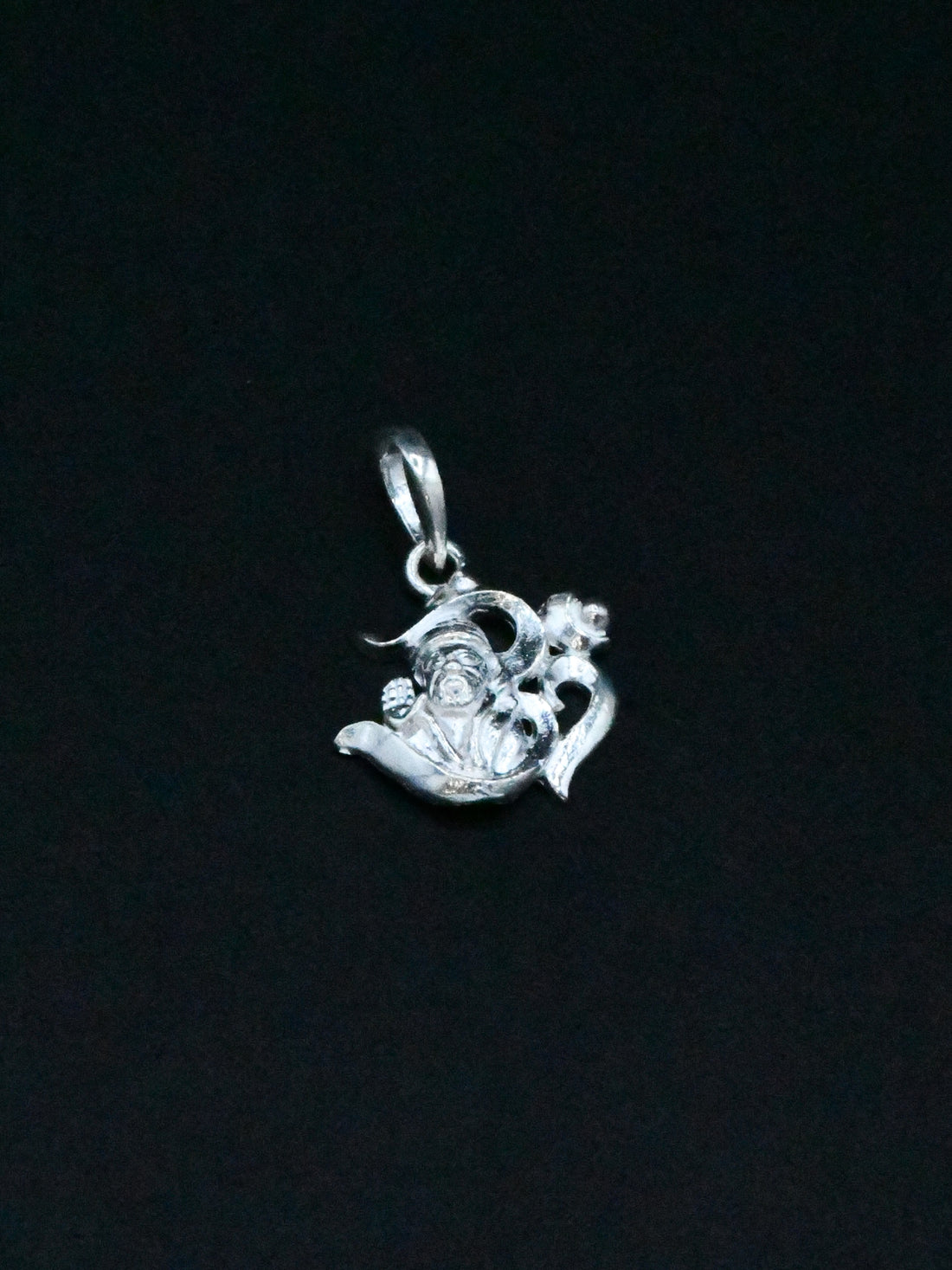 Silver Om Sai Pendant