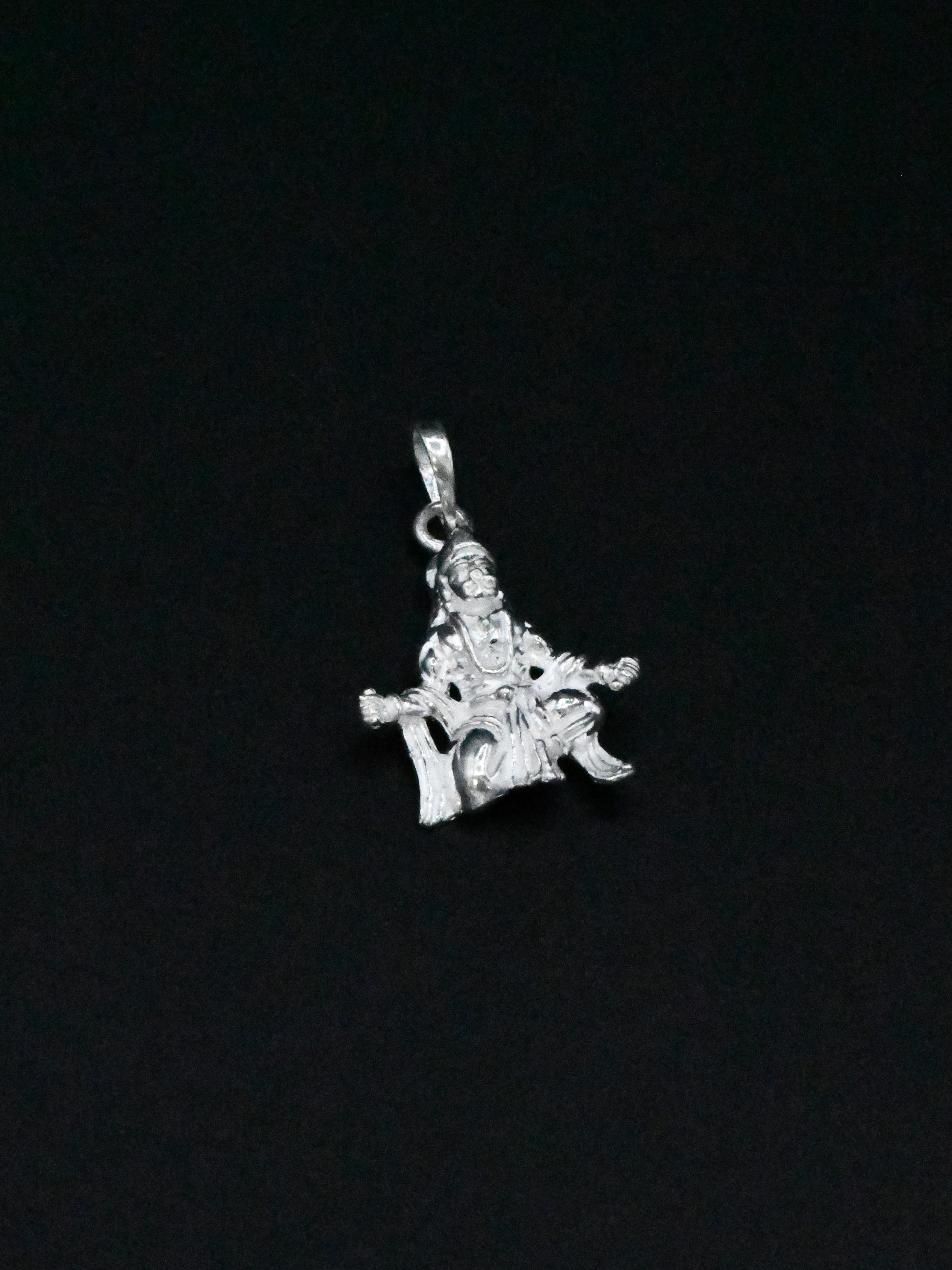 Silver Hanumanji Pendant