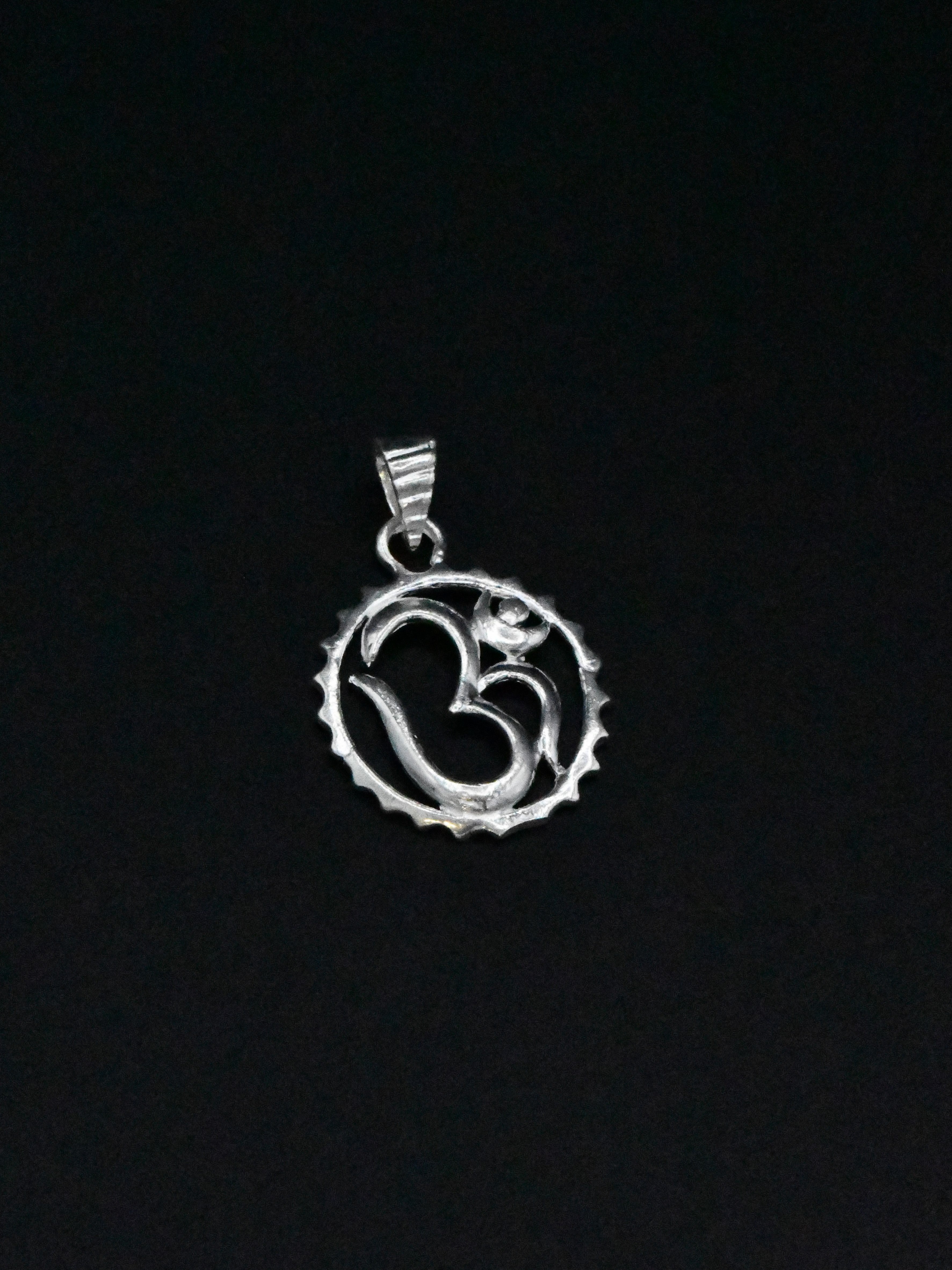 Silver Om Pendant